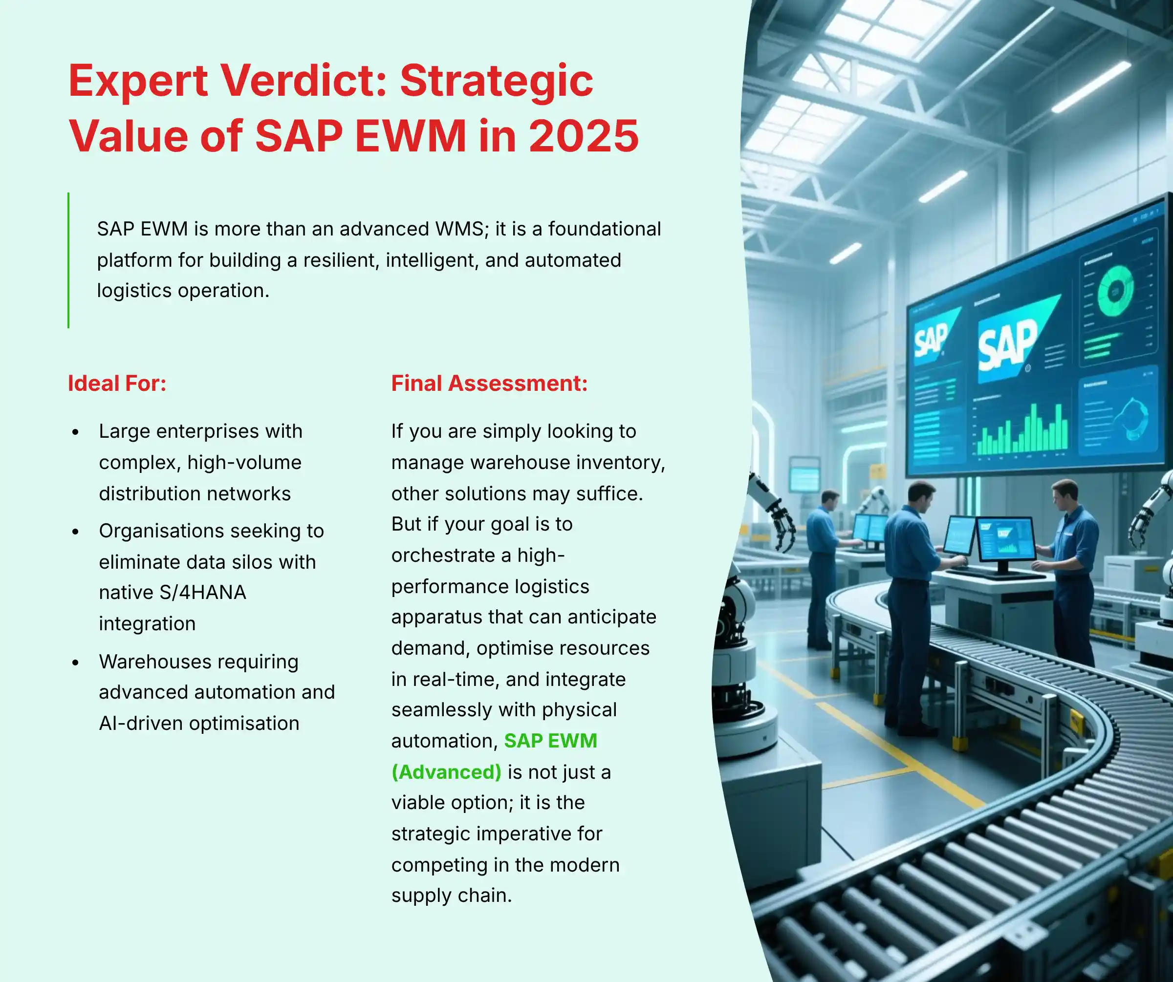 Expert Verdict Strategic Value of SAP EWM in 2025