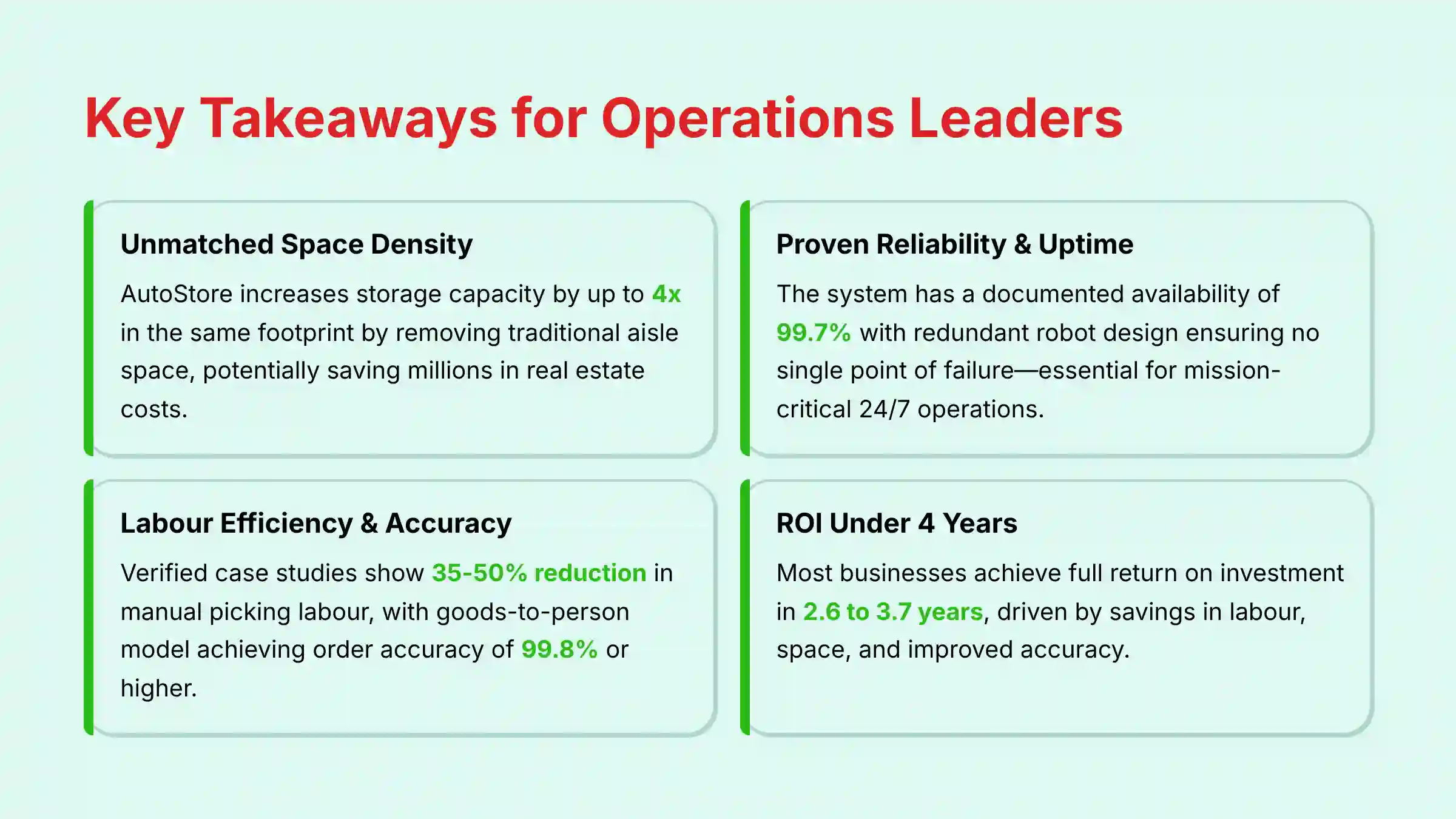 Key Takeaways for Operations Leaders