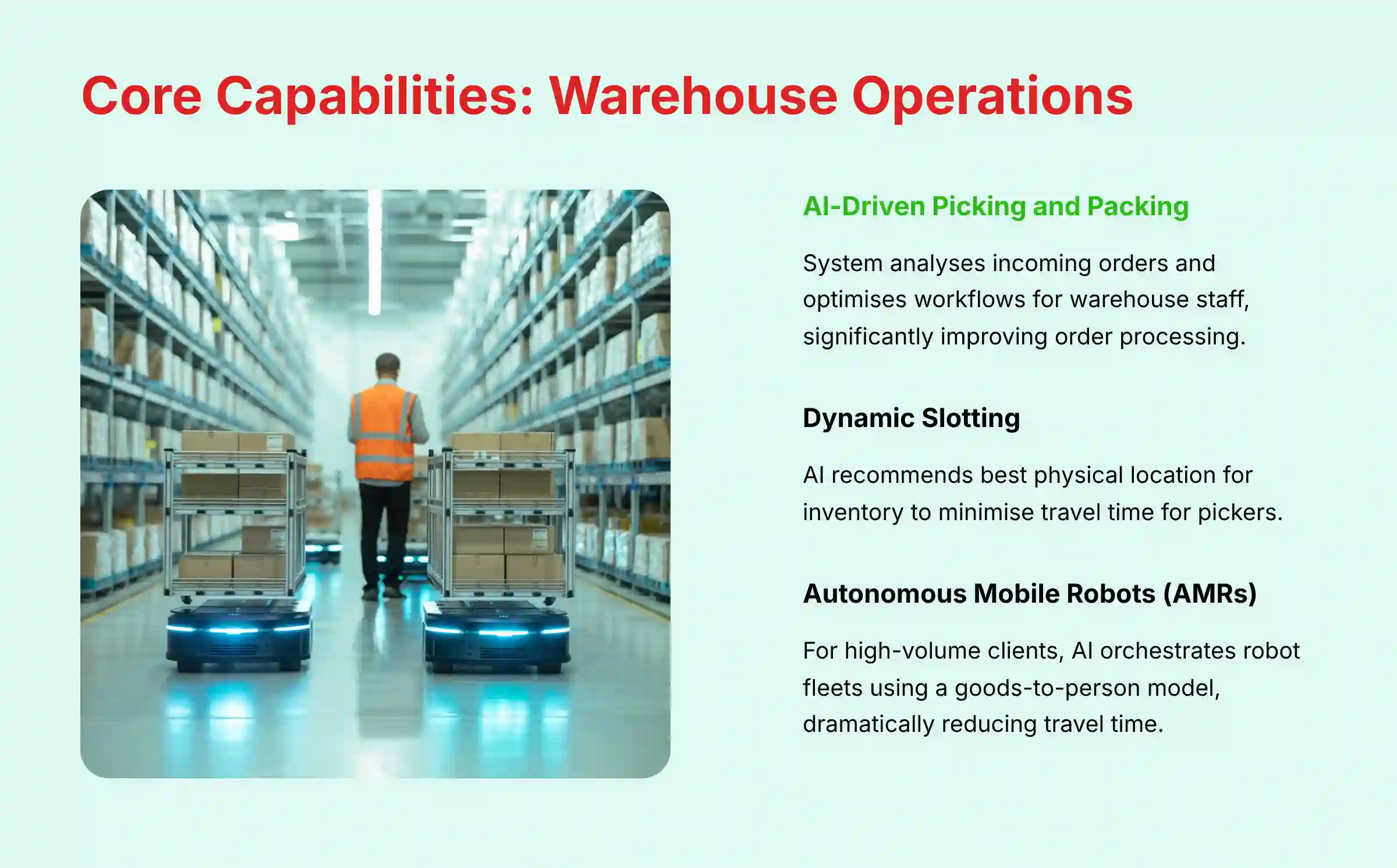 Core capabilities and warehouse operations features of ShipwithMina