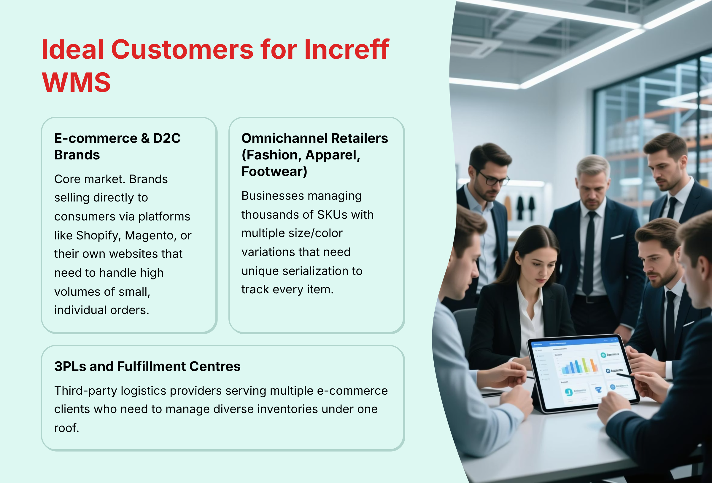 Ideal Customers for Increff WMS