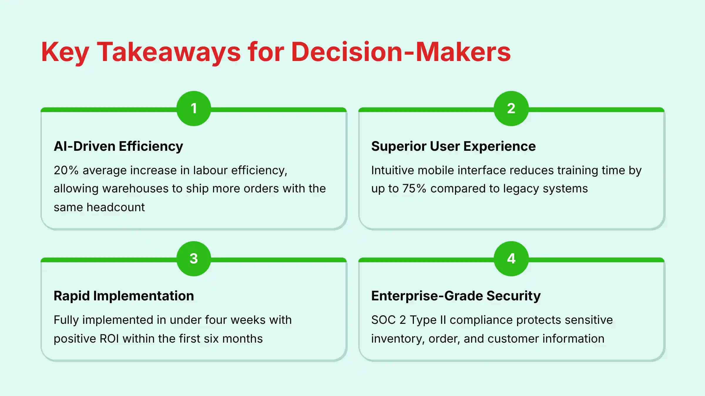 Key Takeaways for Decision Makers