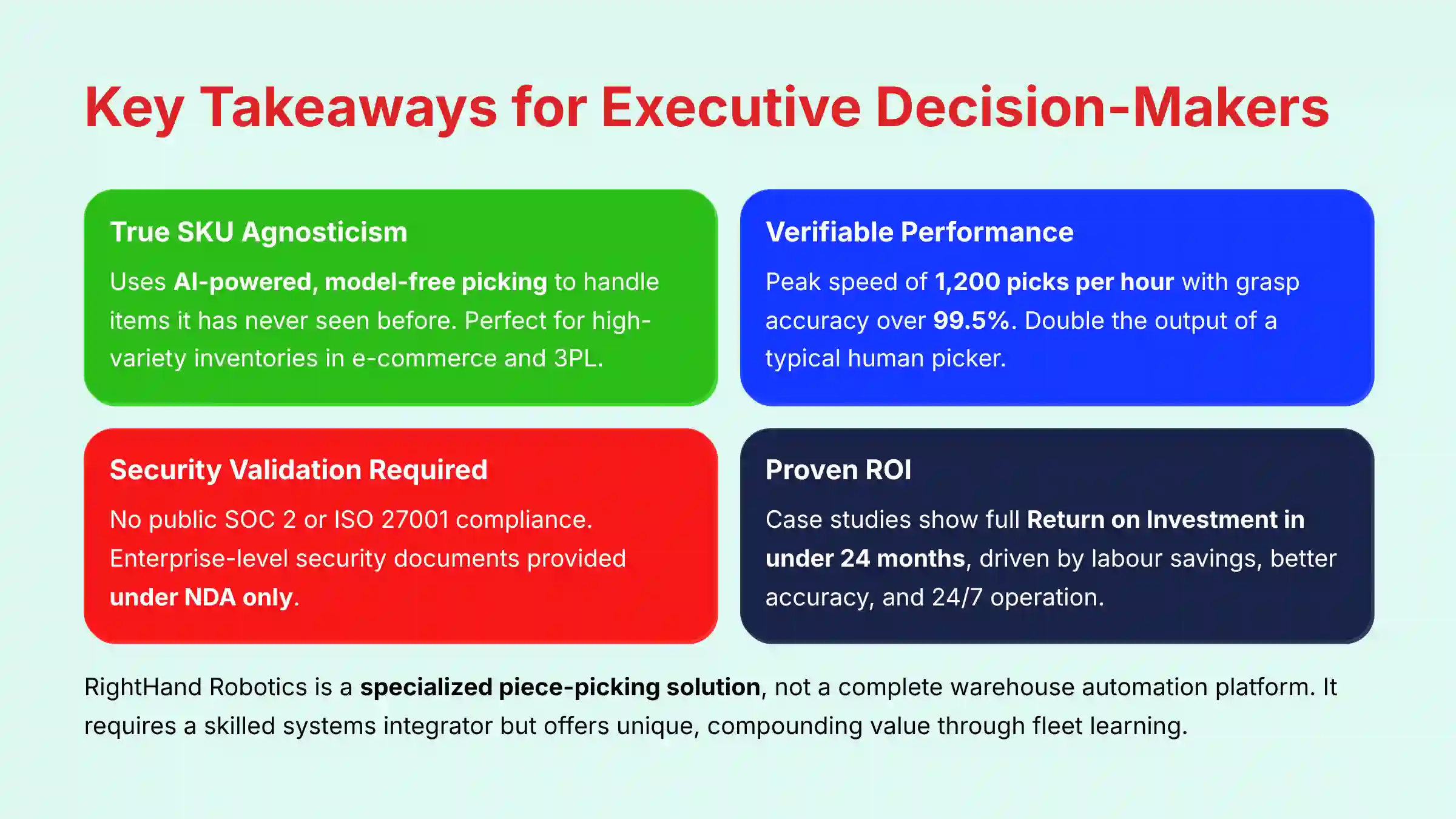 Key Takeaways for Executive Decision Makers