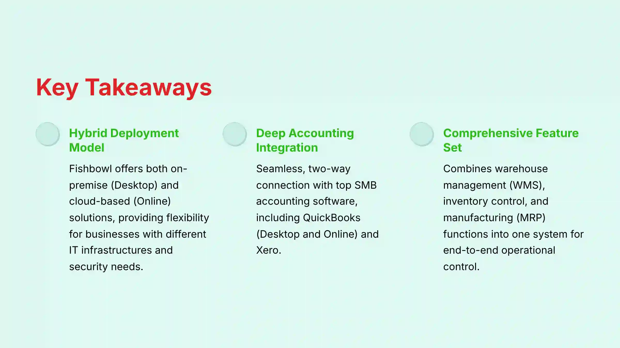 Key Takeaways