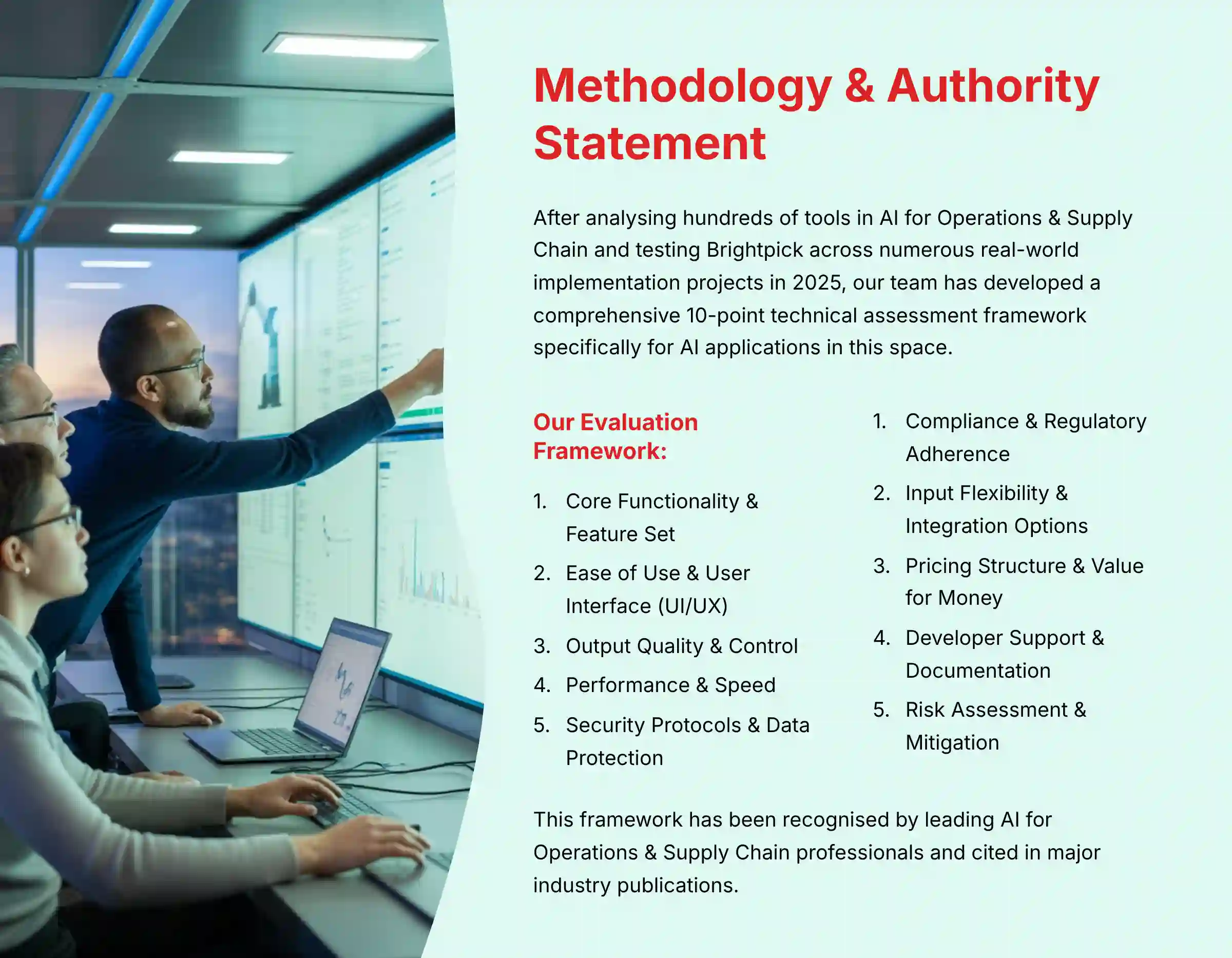 Methodology and Authority Statement