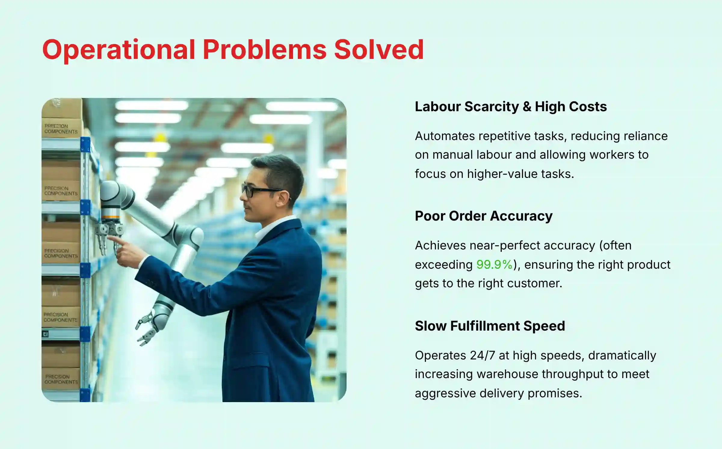 Operational Problems Solved by Dematic