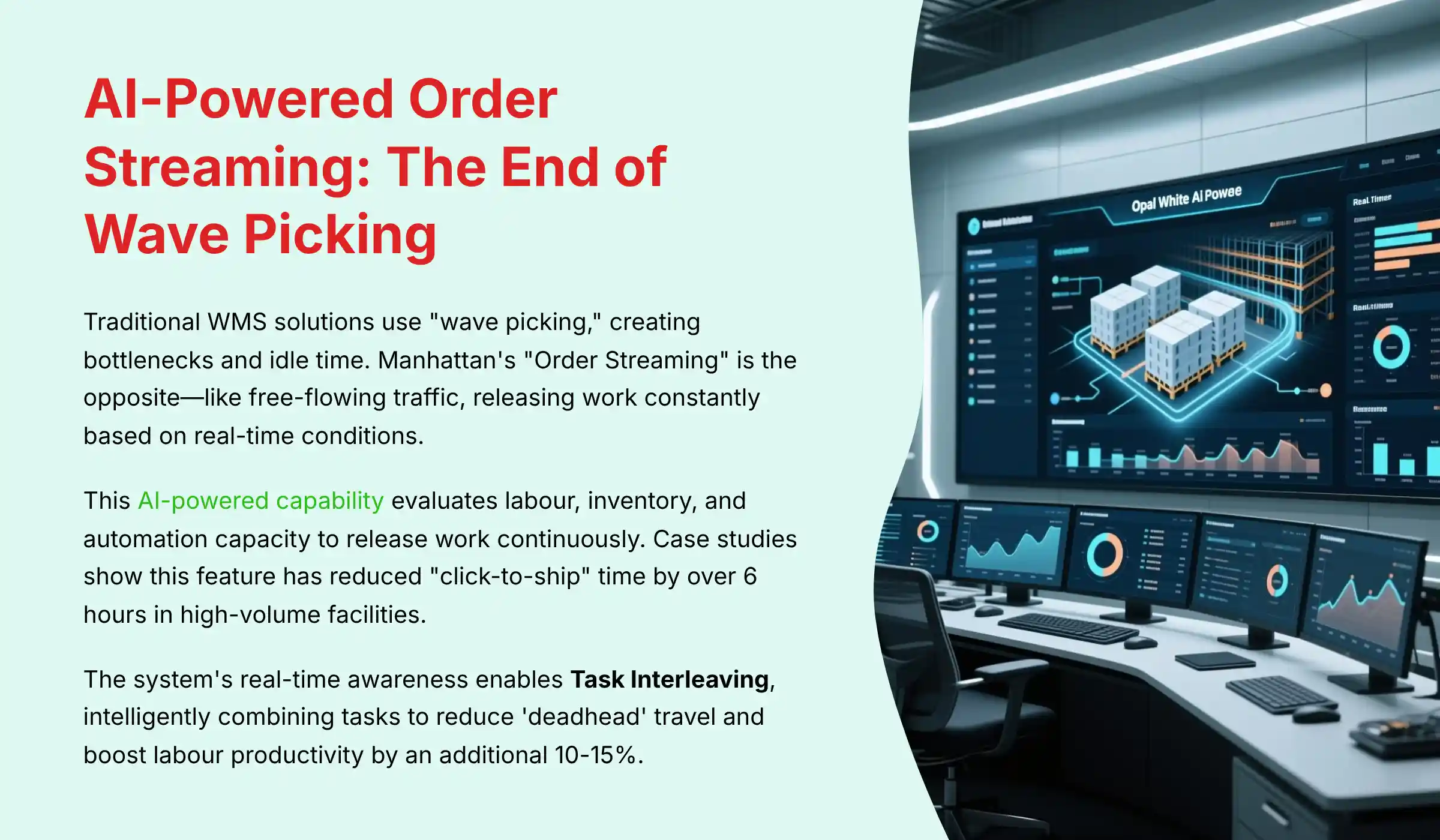 AI-Powered Order Streaming The End of Wave Picking