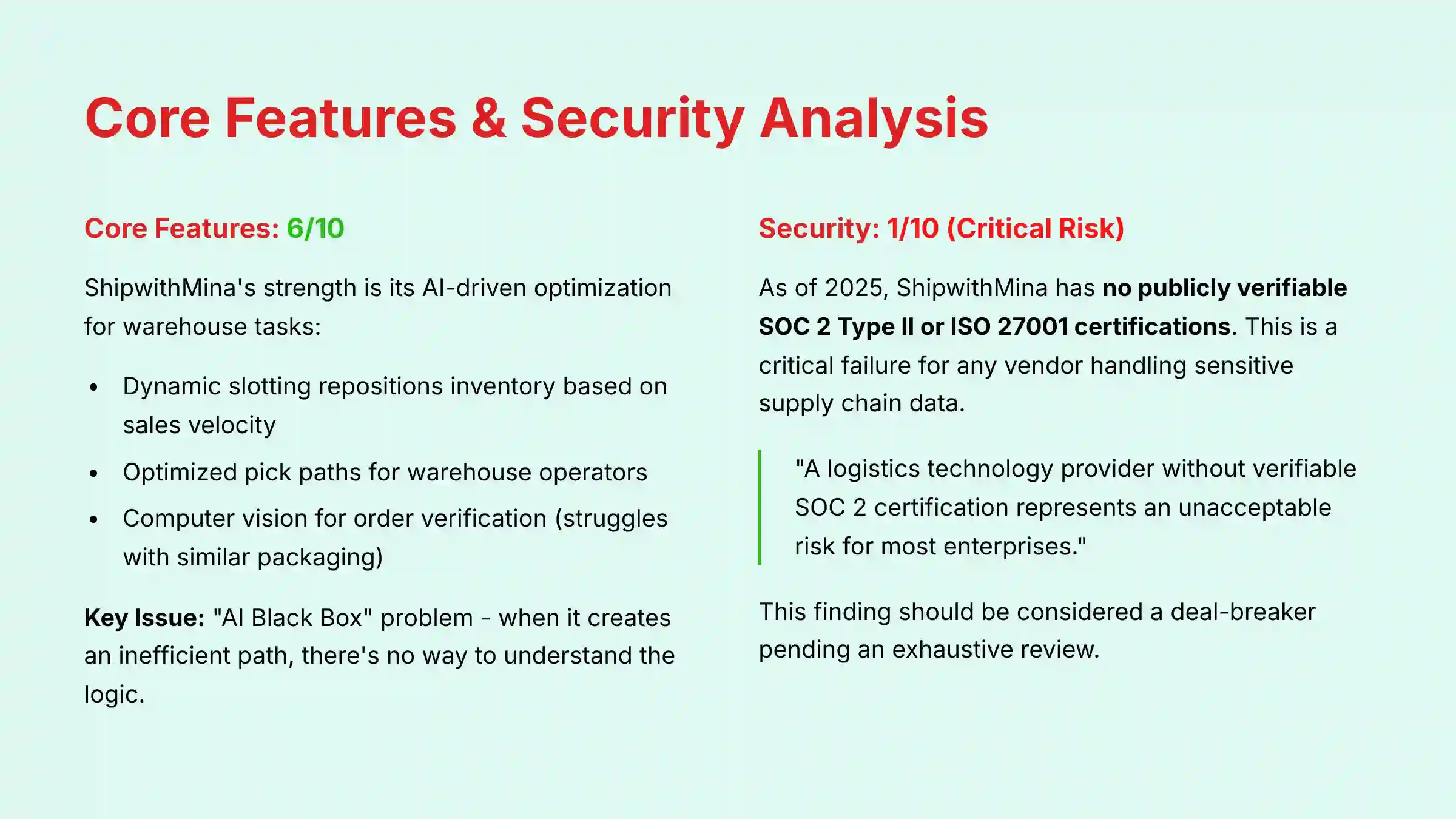 Core Features and Security Analysis