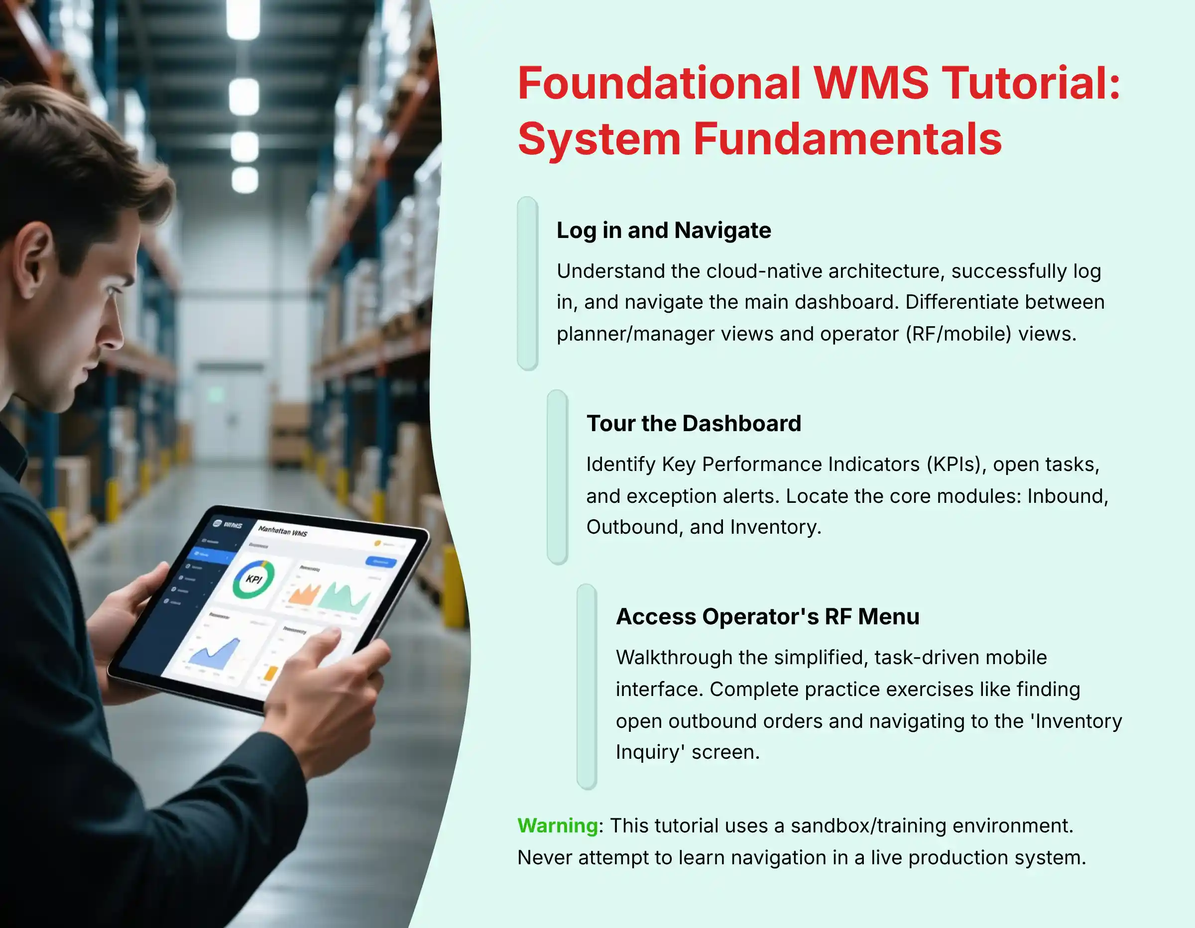 Foundational WMS Tutorial System Fundamentals