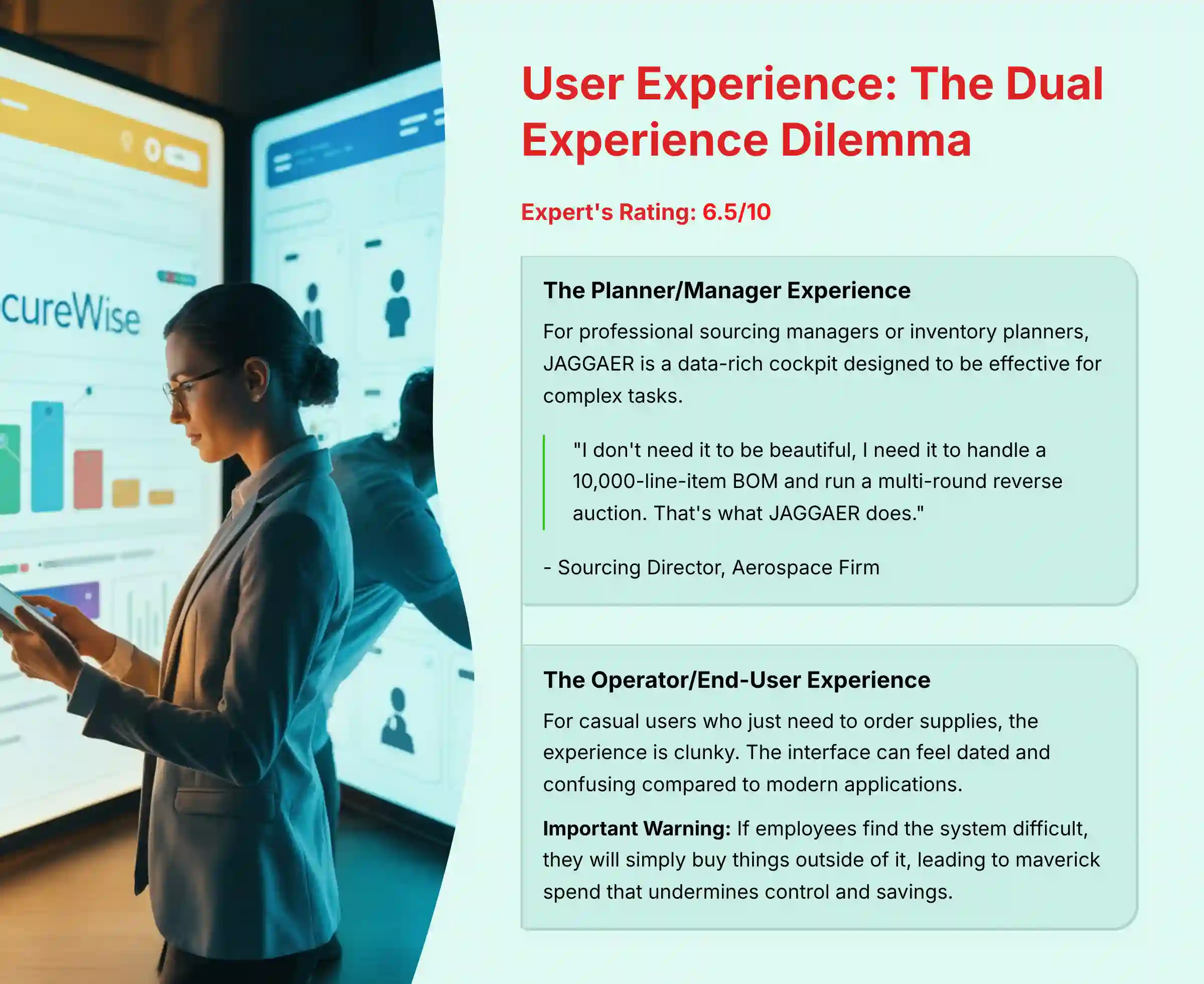 User Experience - The Dual Experience Dilemma