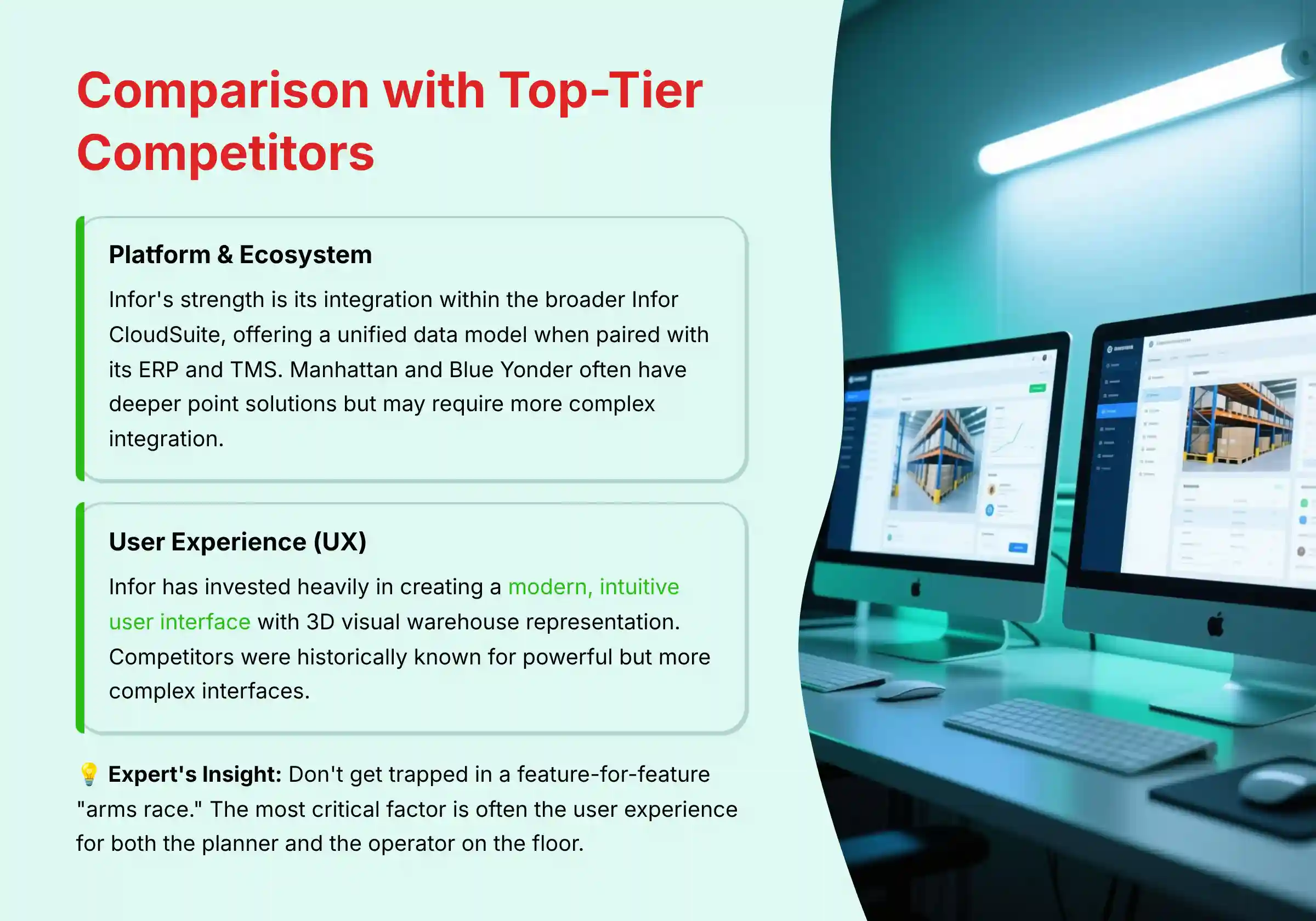 Comparison with Top Tier Competitors