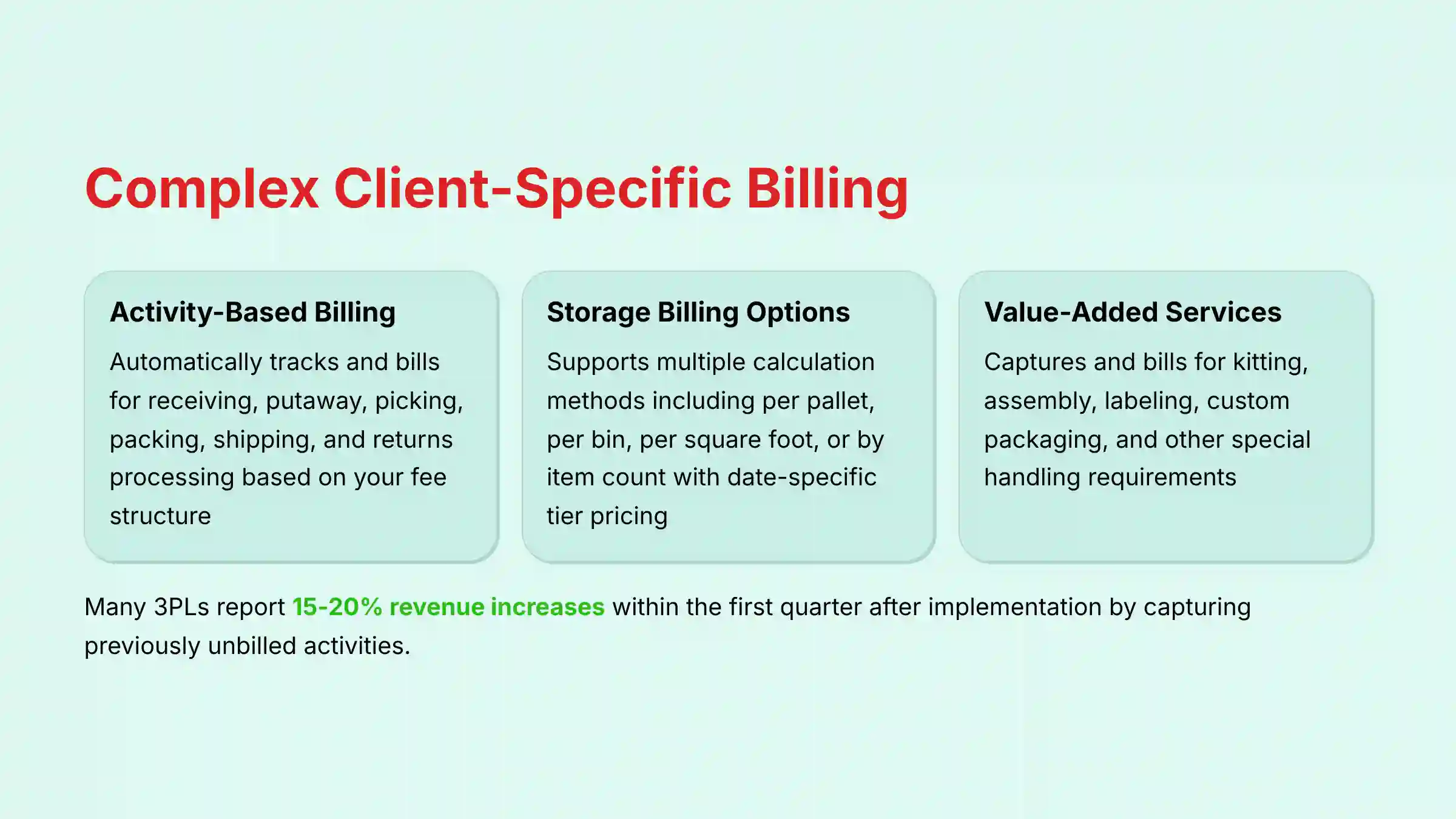 Complex Client-Specific Billing