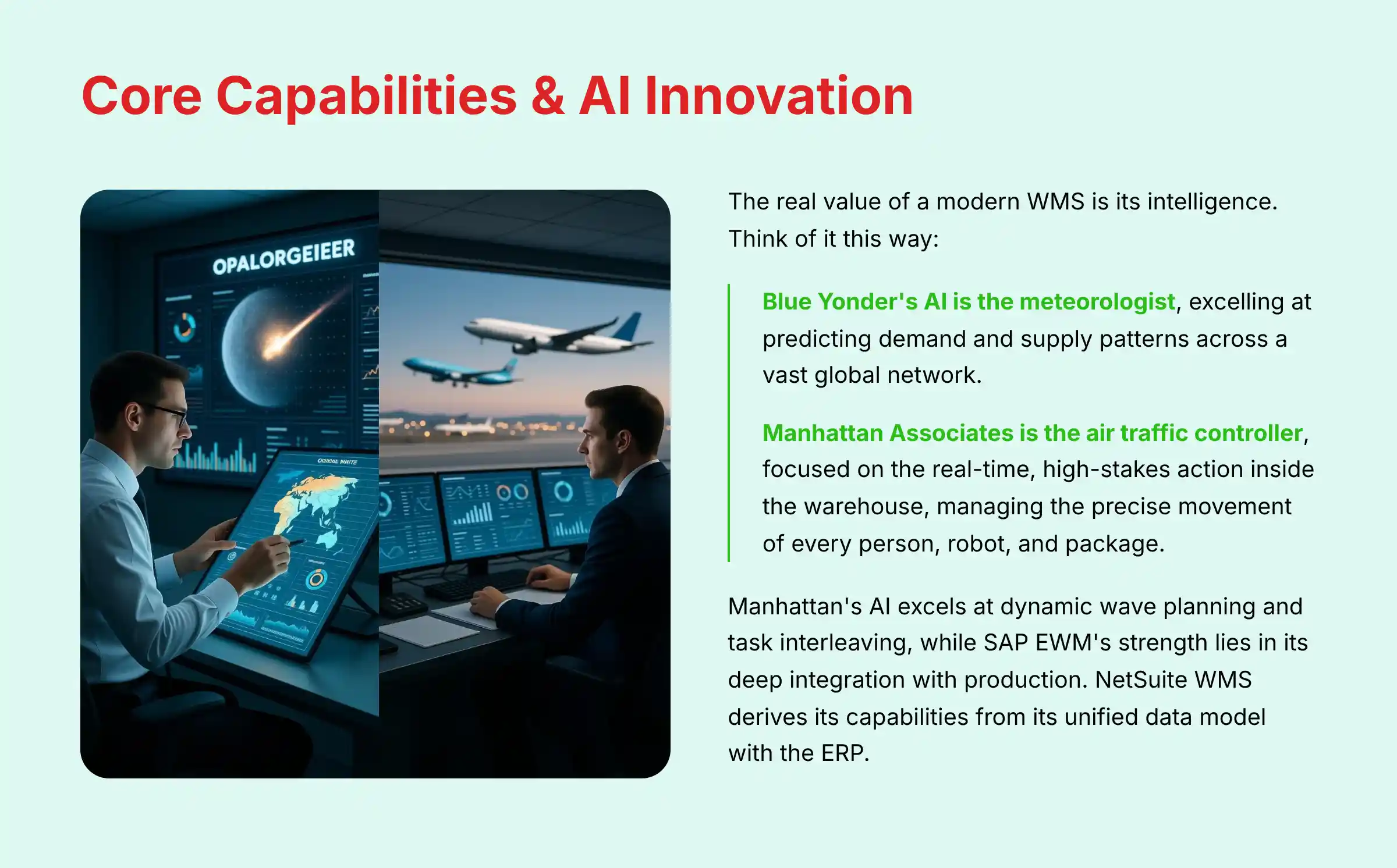 Core Capabilities and AI Innovation in Warehouse Management