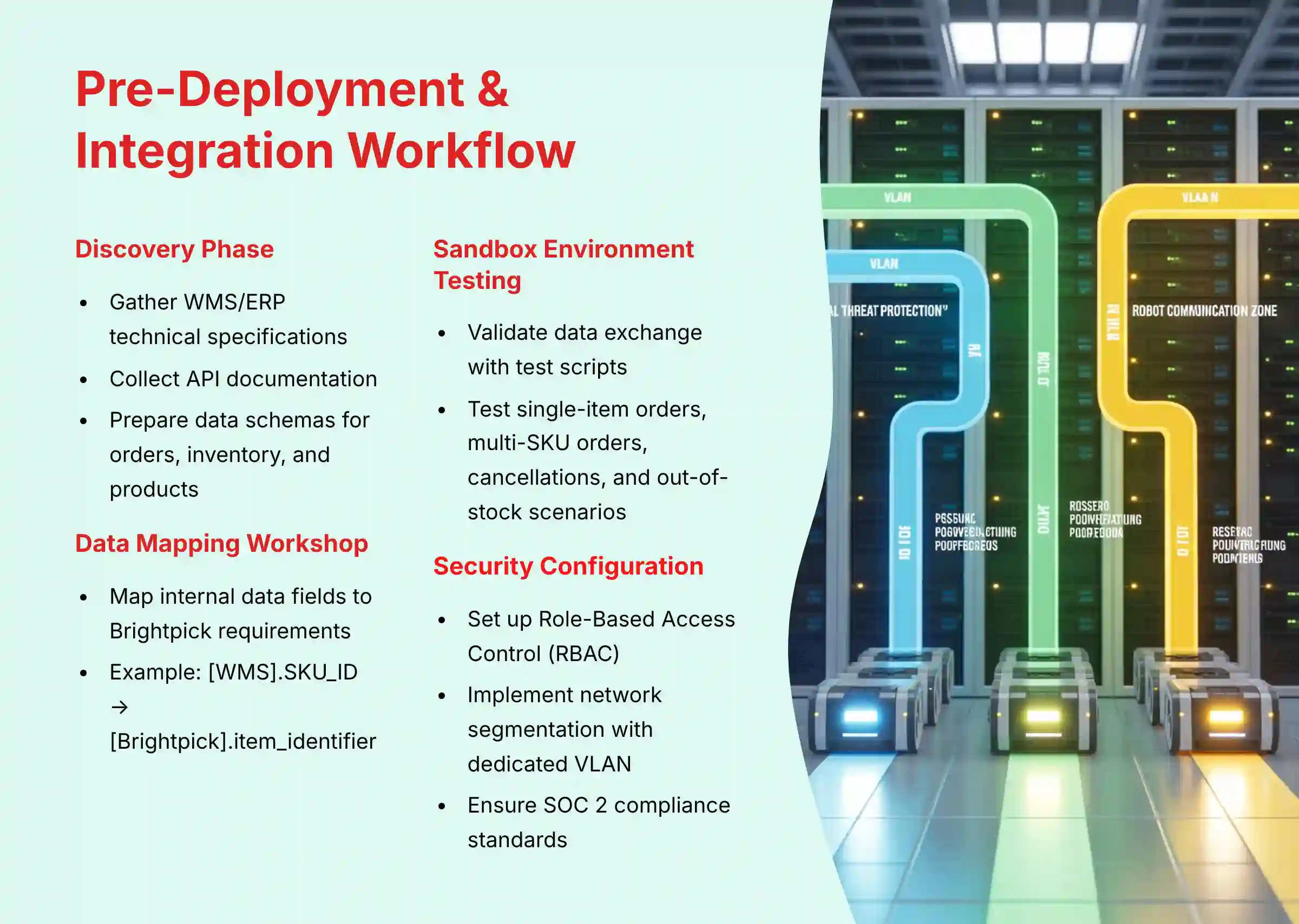 Pre-Deployment and Integration Workflow