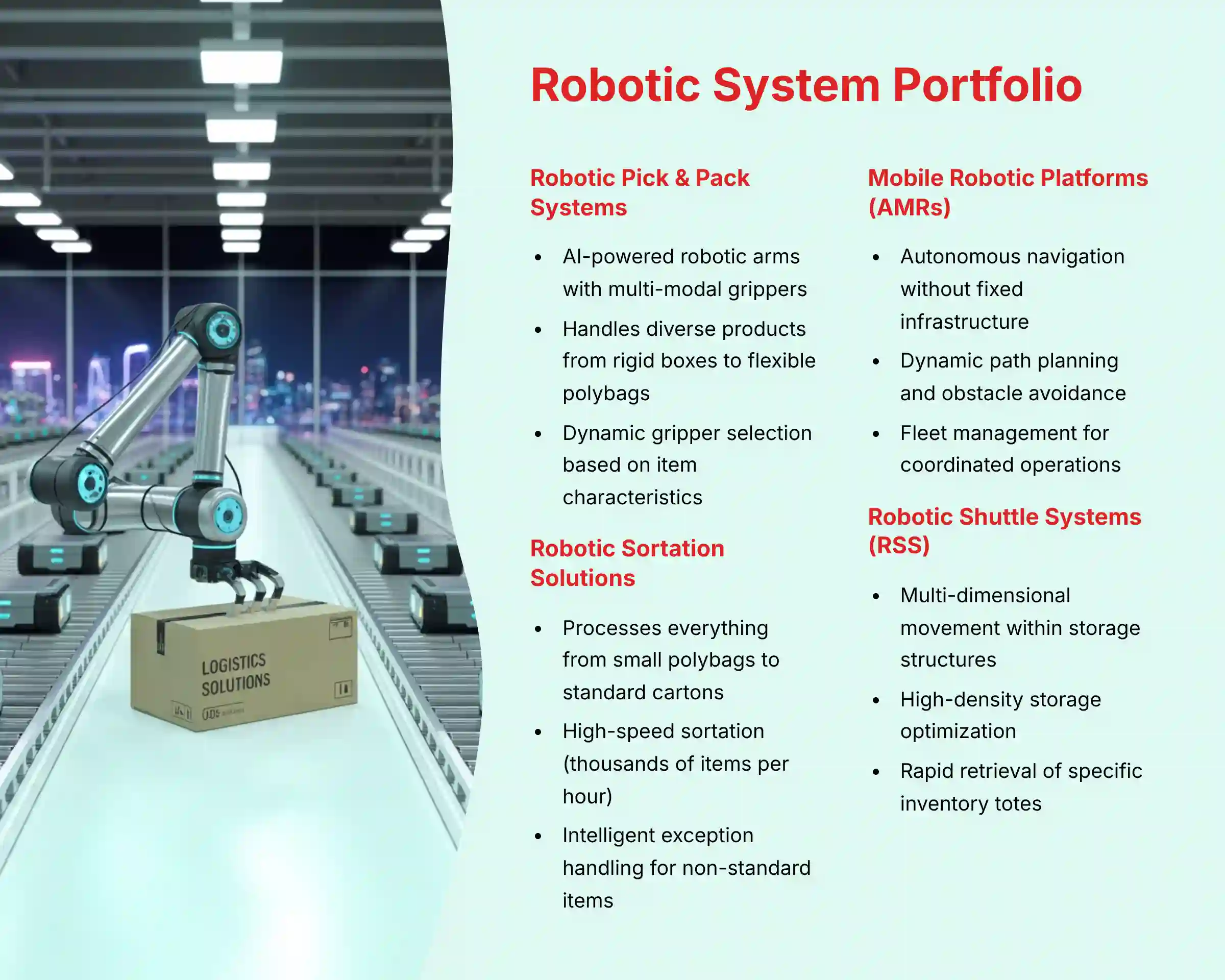 Berkshire Grey Robotic System Portfolio