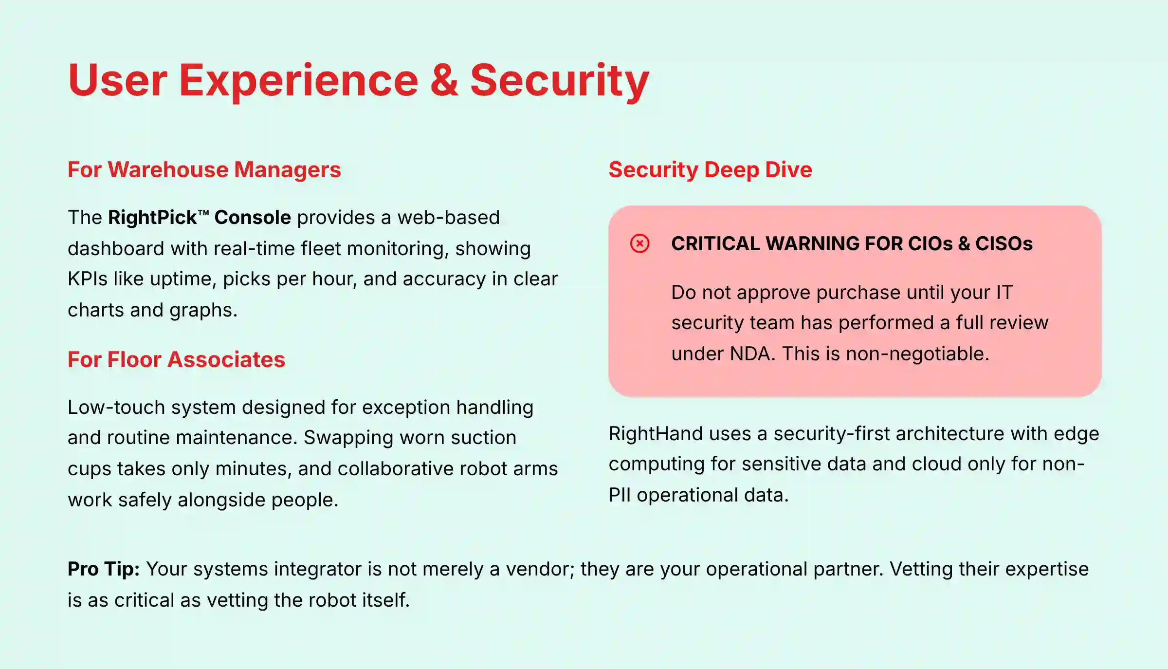 User Experience and Security Analysis
