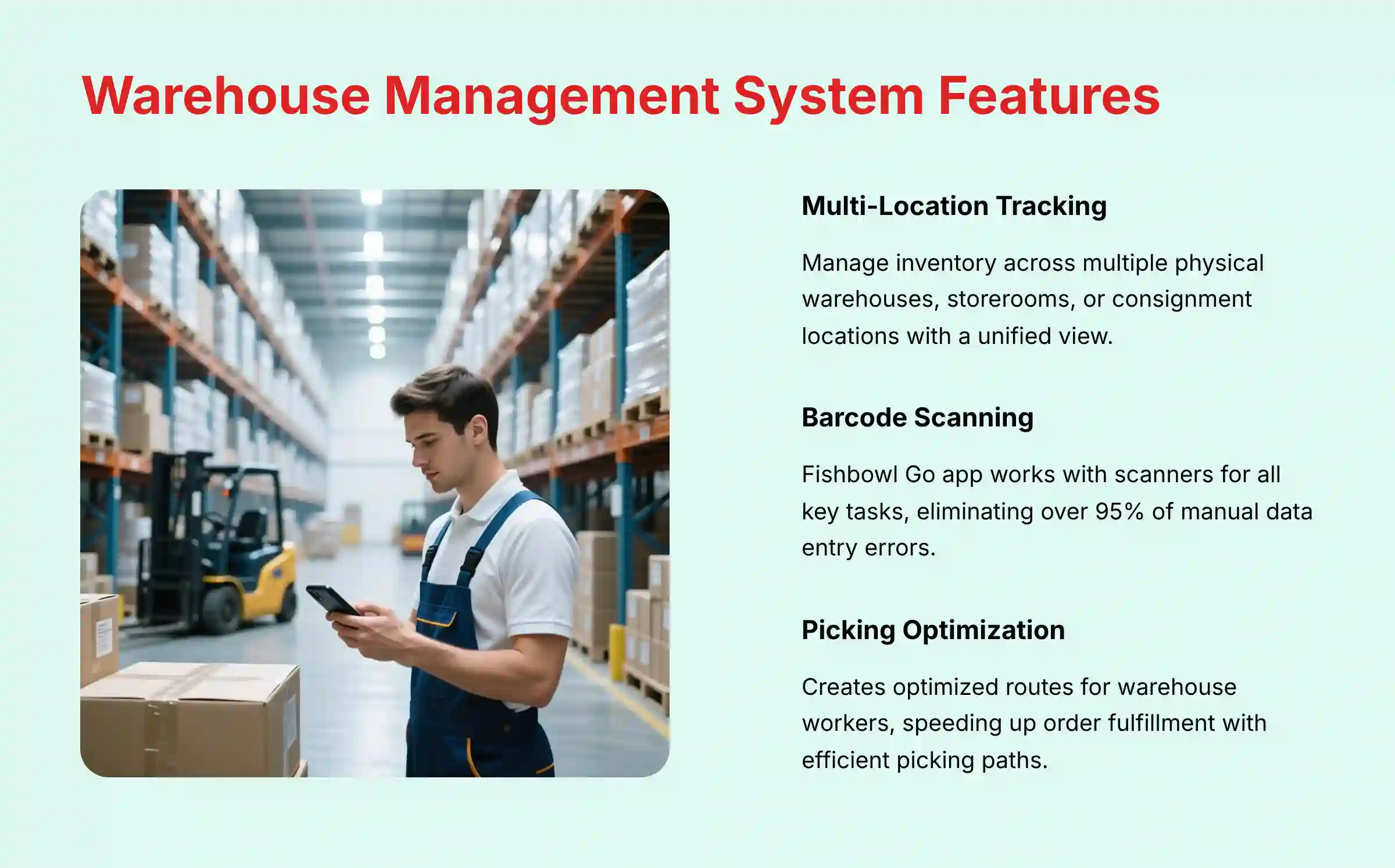 Warehouse Management System Features