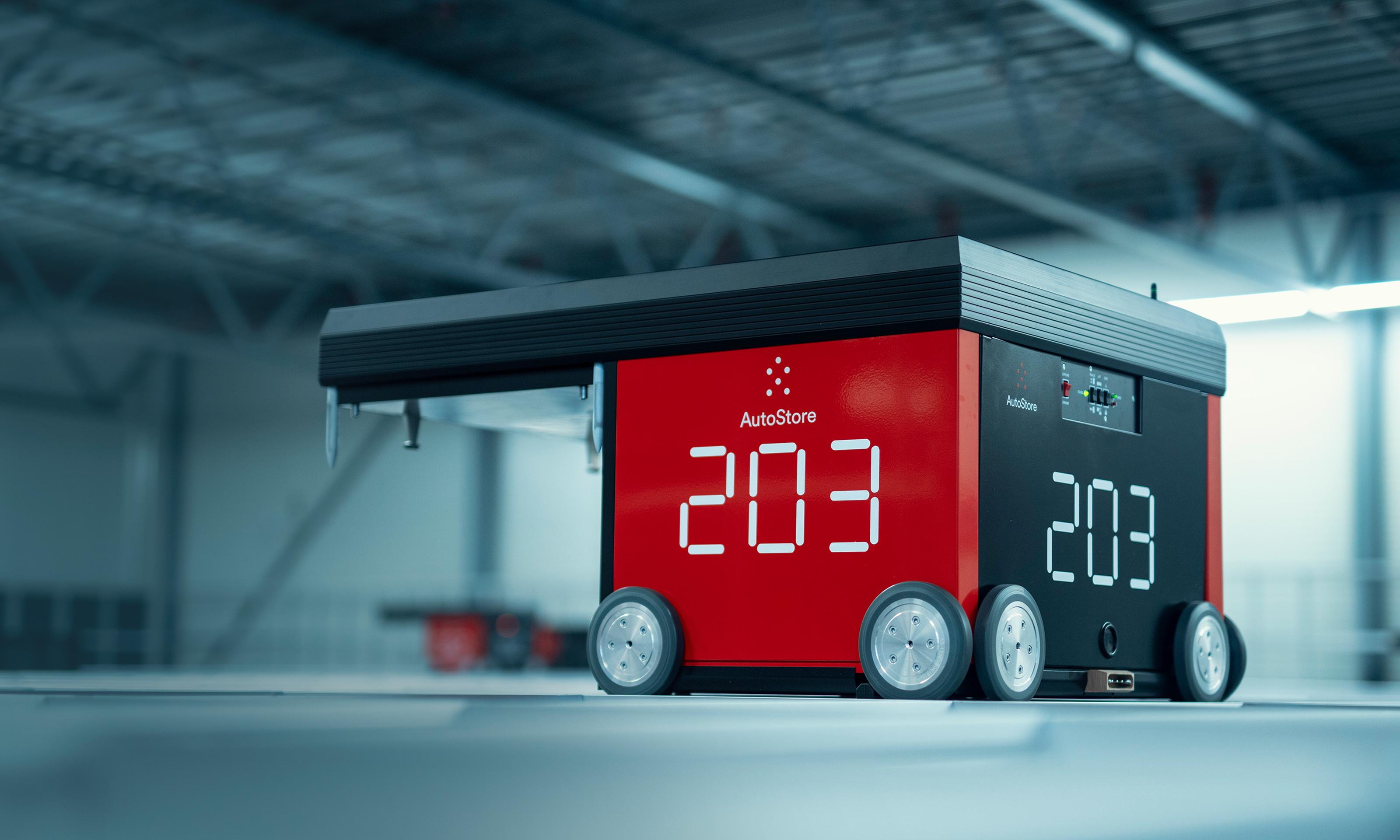 AutoStore R5 Robot in Action