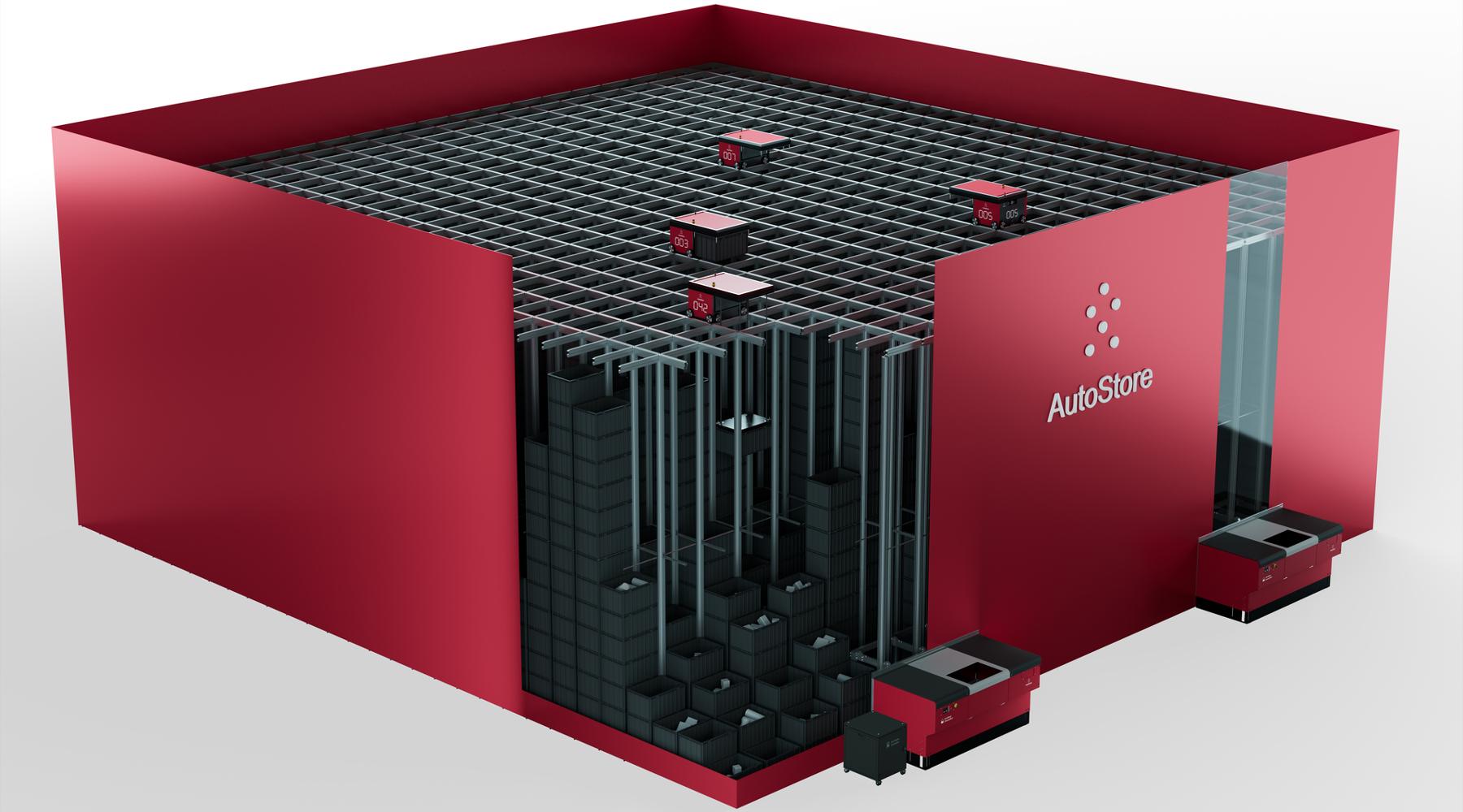 AutoStore automated warehouse robotics system overview