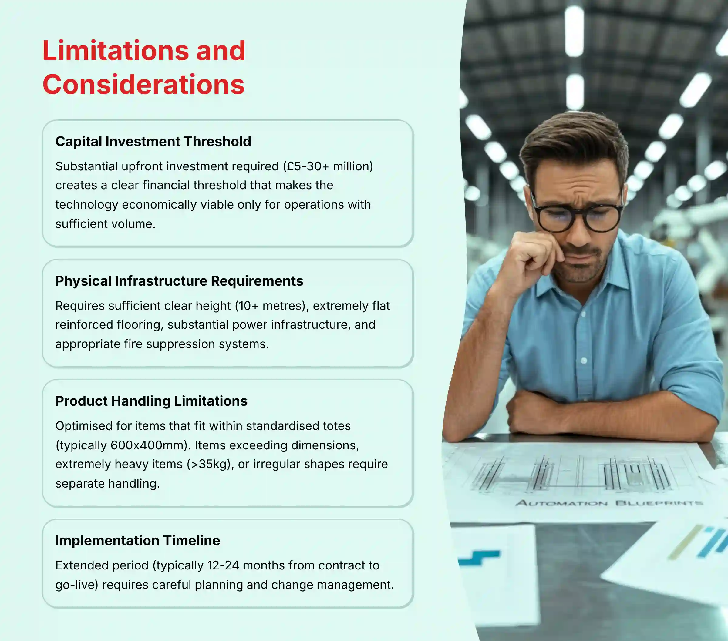Limitations and Considerations for Knapp systems