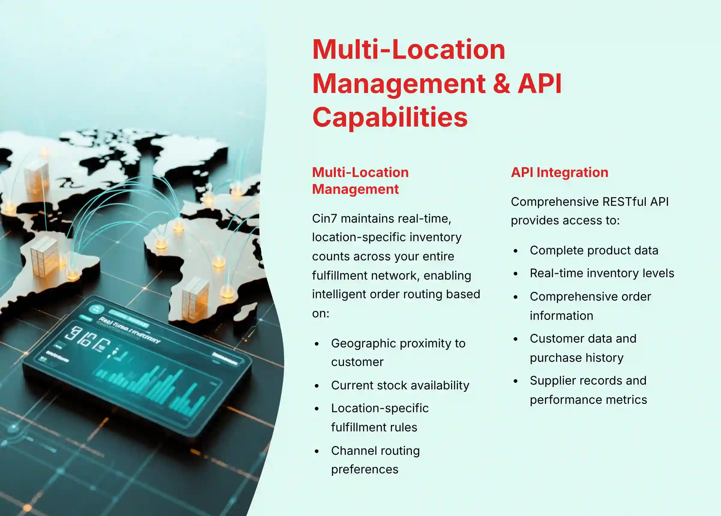 Multi-Location Management and API Capabilities