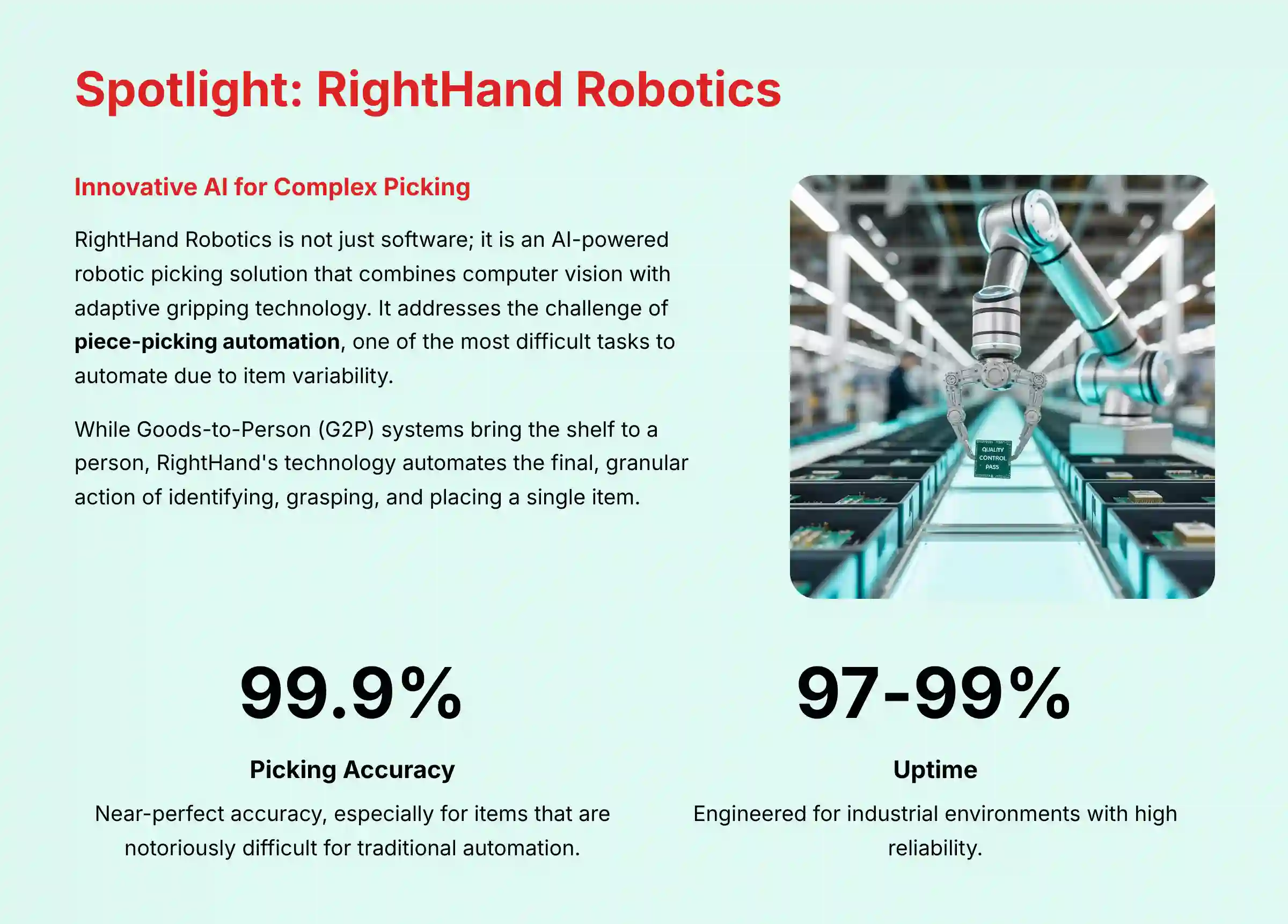 RightHand Robotics Spotlight