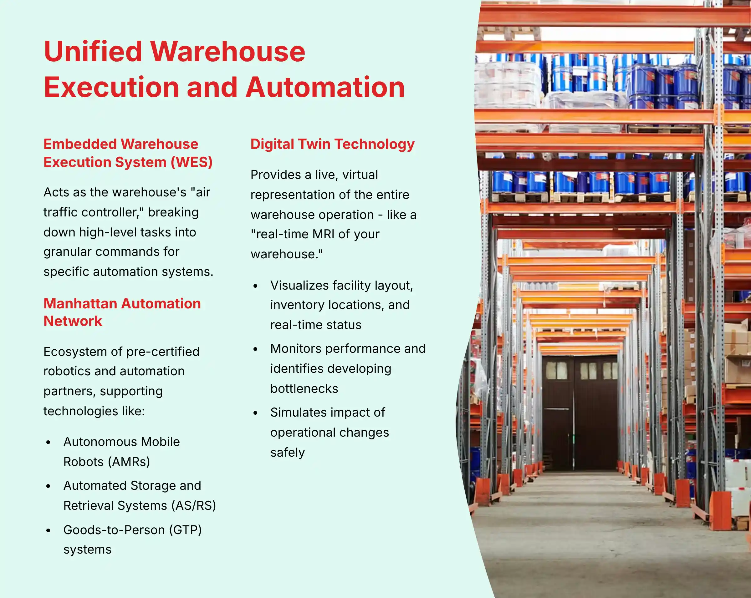 Unified Warehouse Execution and Automation