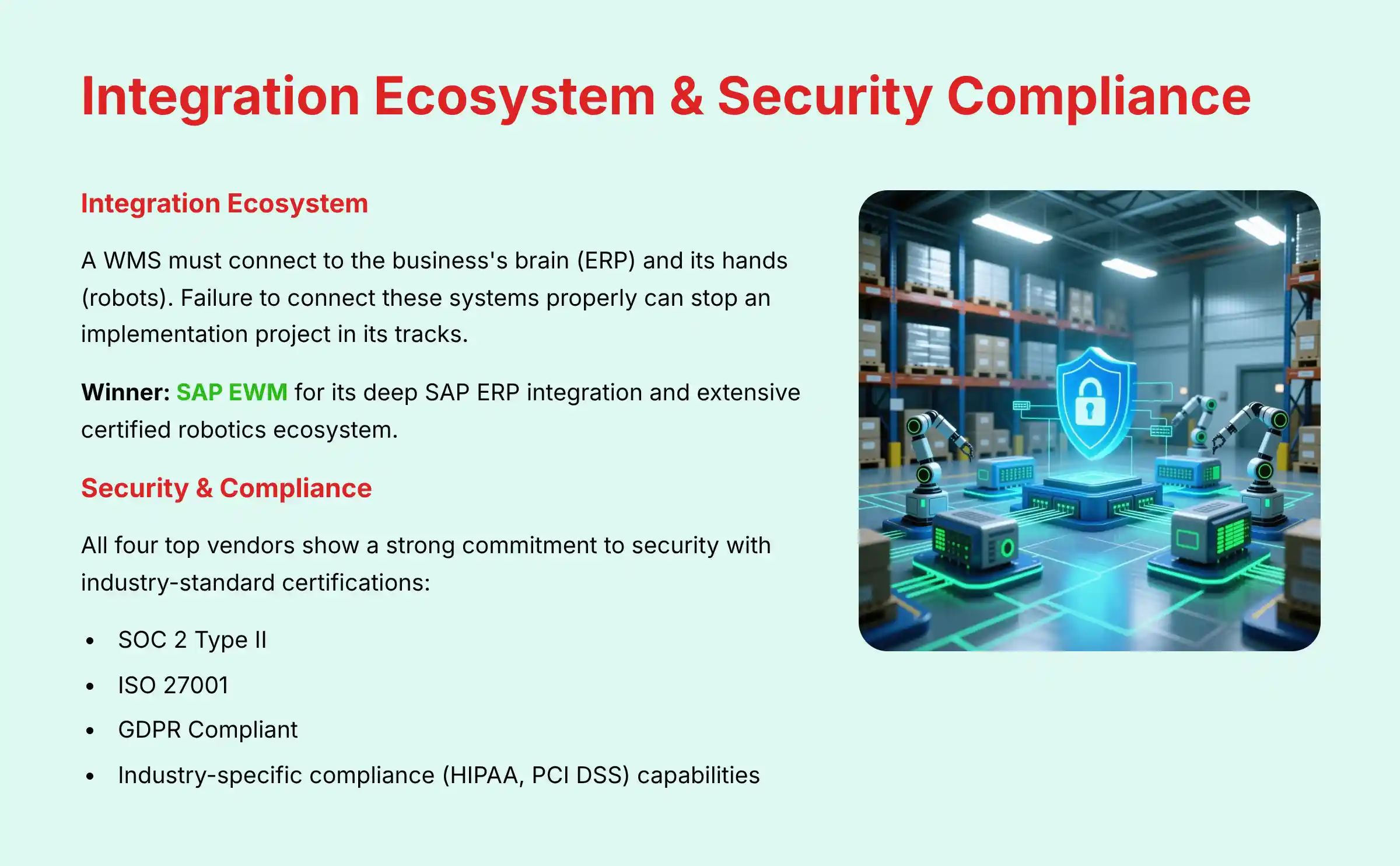 Integration Ecosystem and Security Compliance