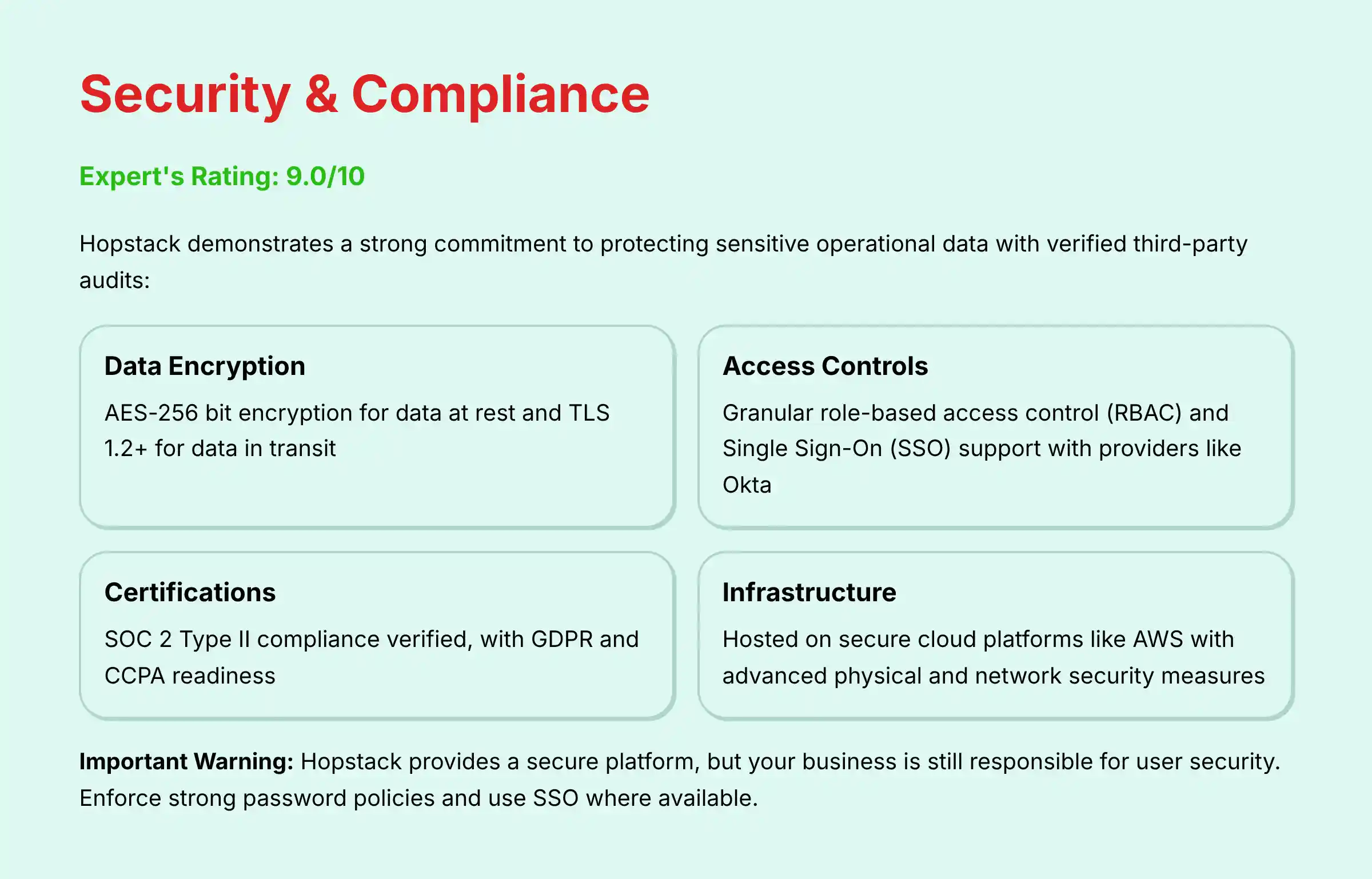 Security and Compliance