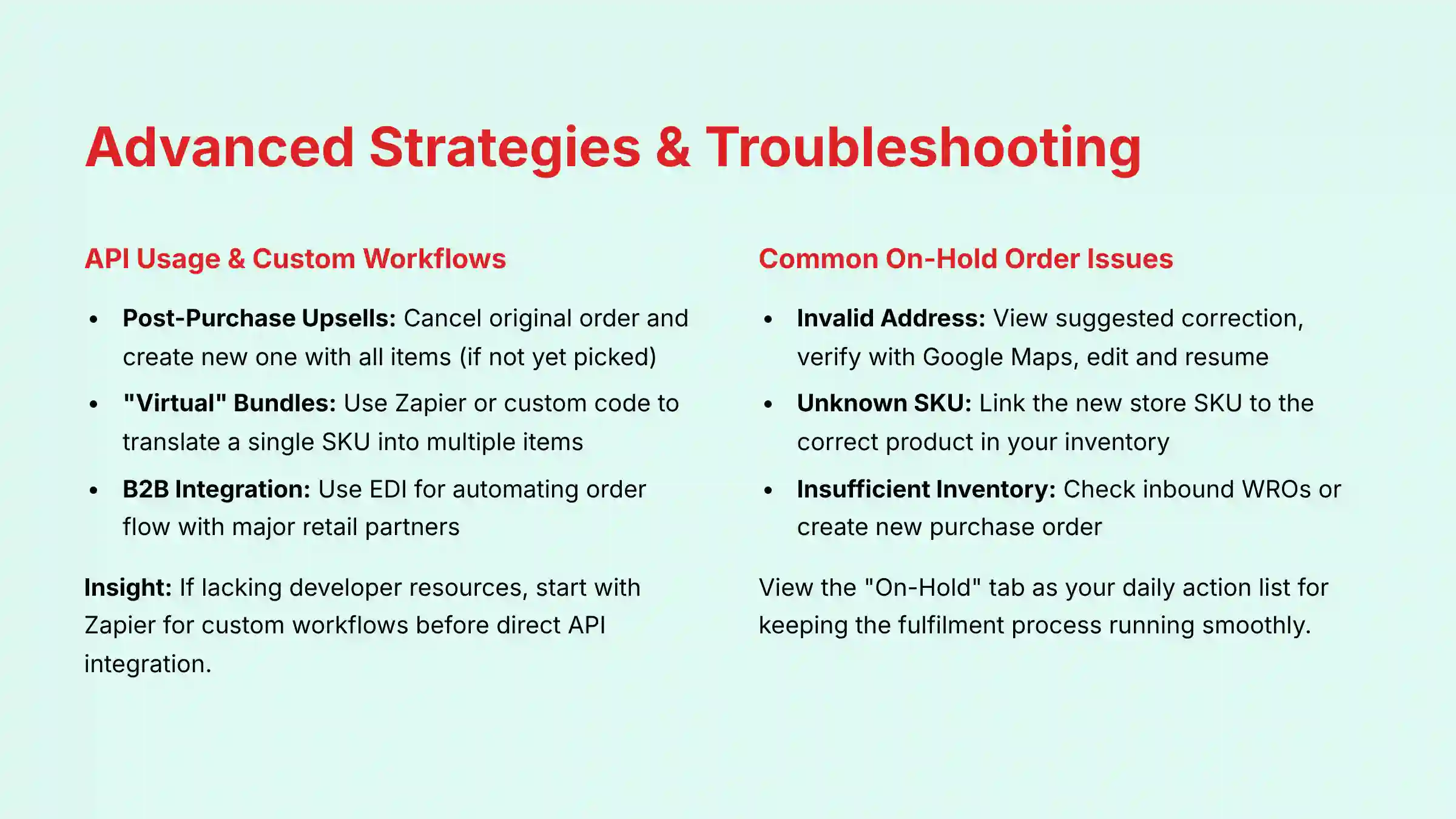 Advanced Strategies and Troubleshooting Guide
