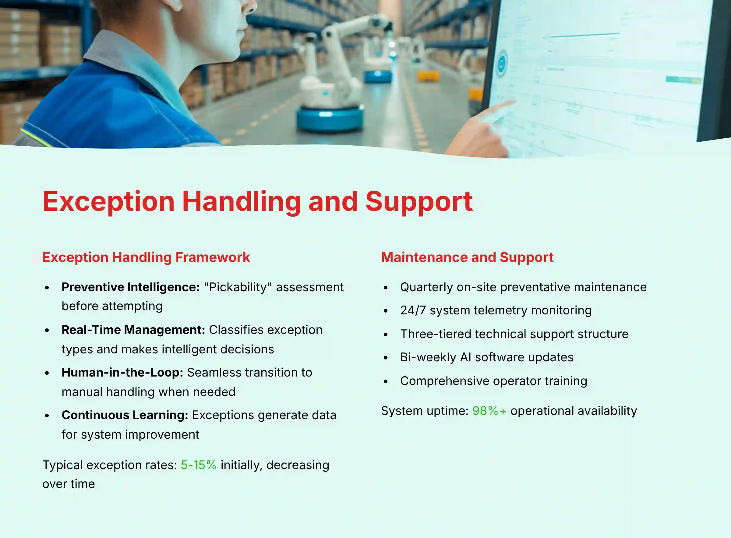 Exception Handling and Support
