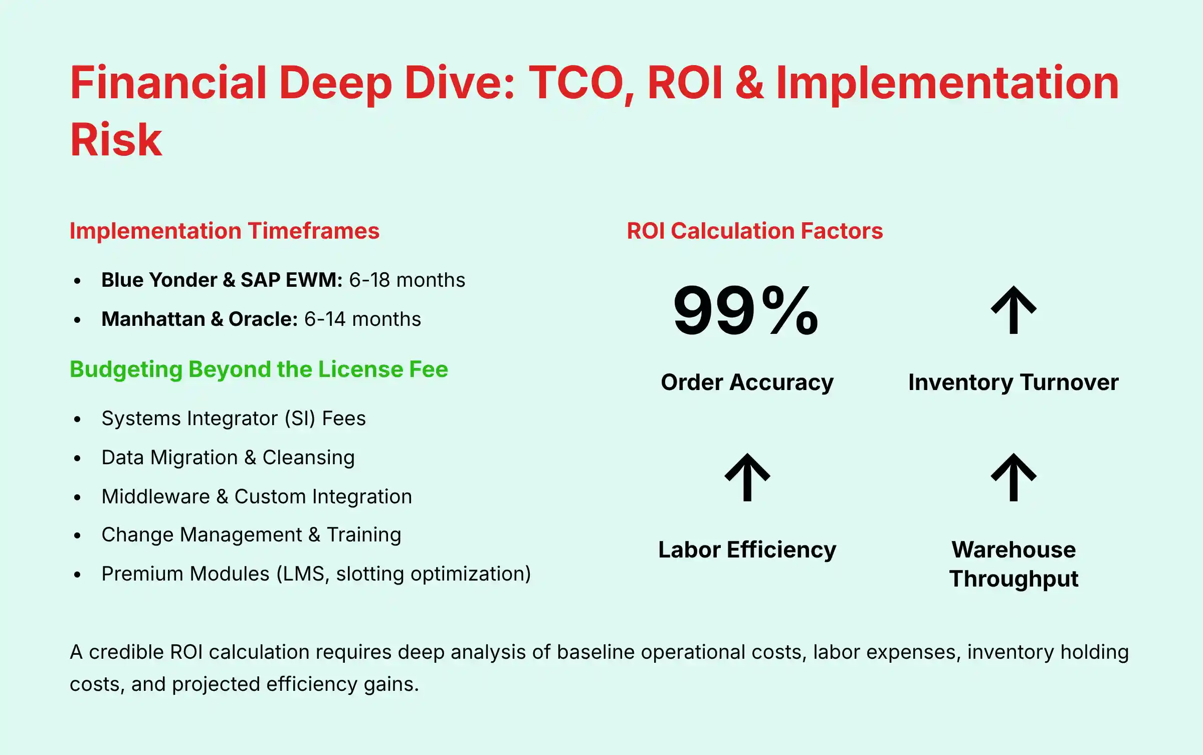 Financial Deep Dive - TCO, ROI and Implementation Risk Analysis