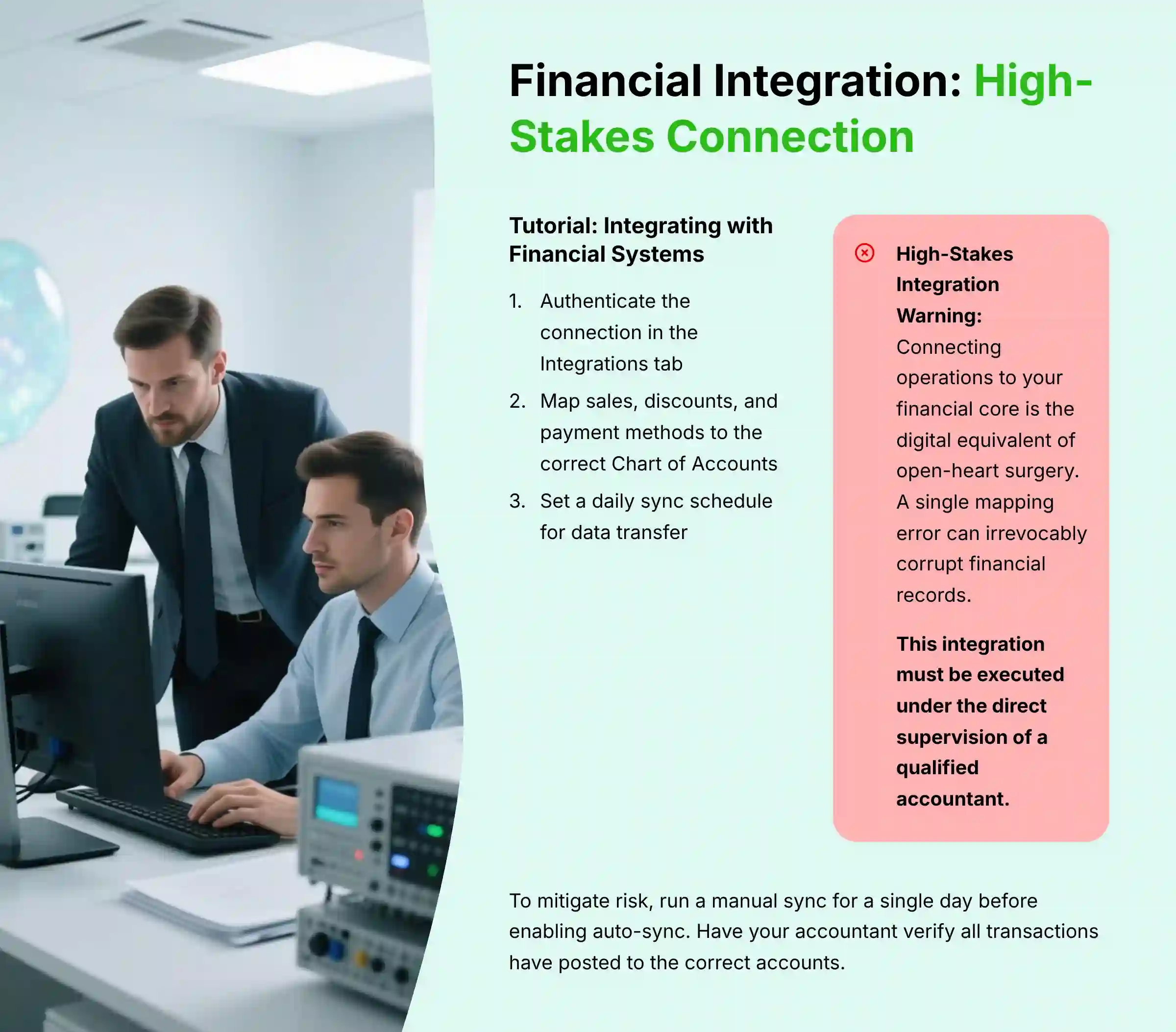 Financial Integration: High-Stakes Connection