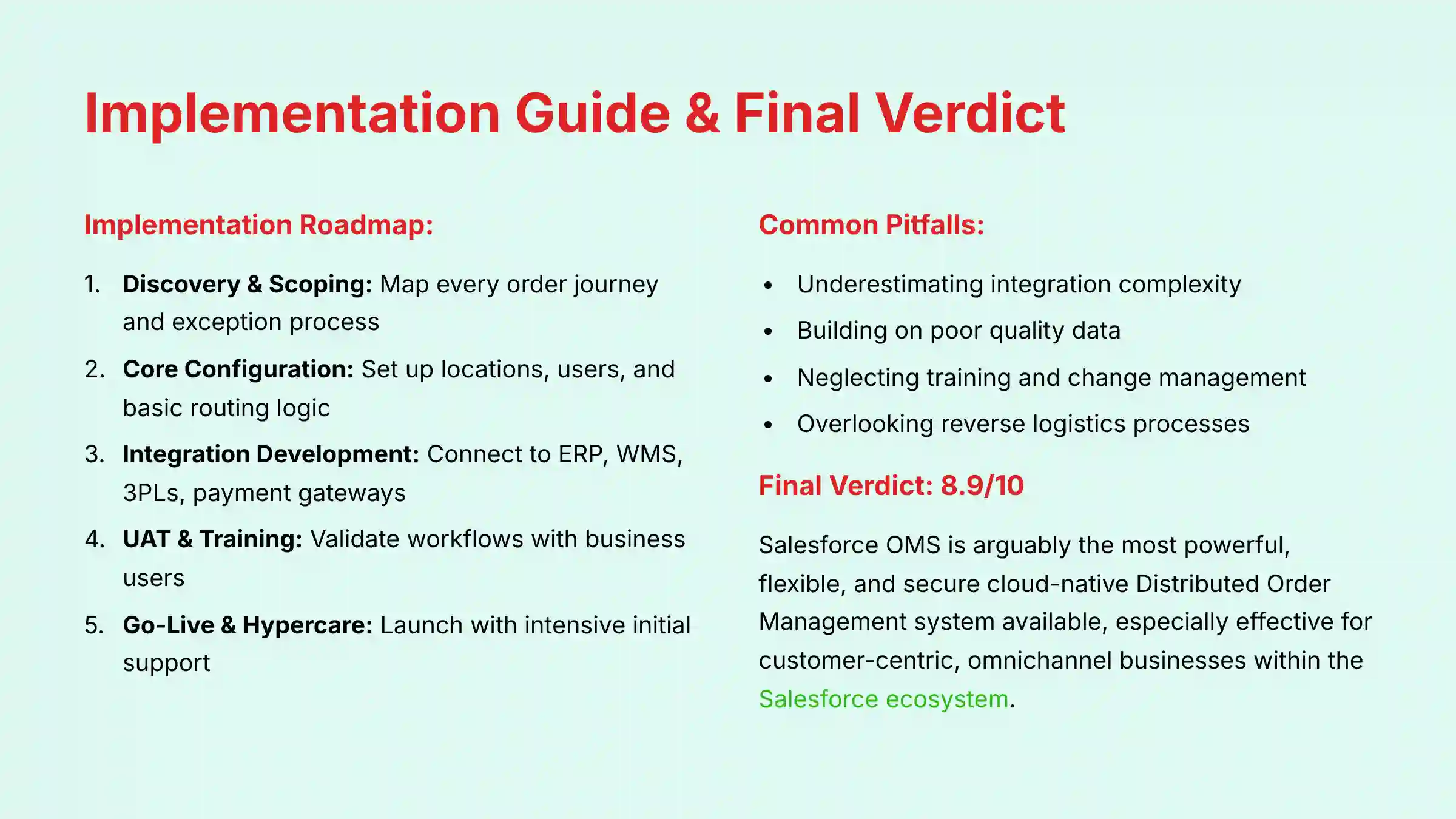 6 River Systems Implementation Guide and Final Verdict