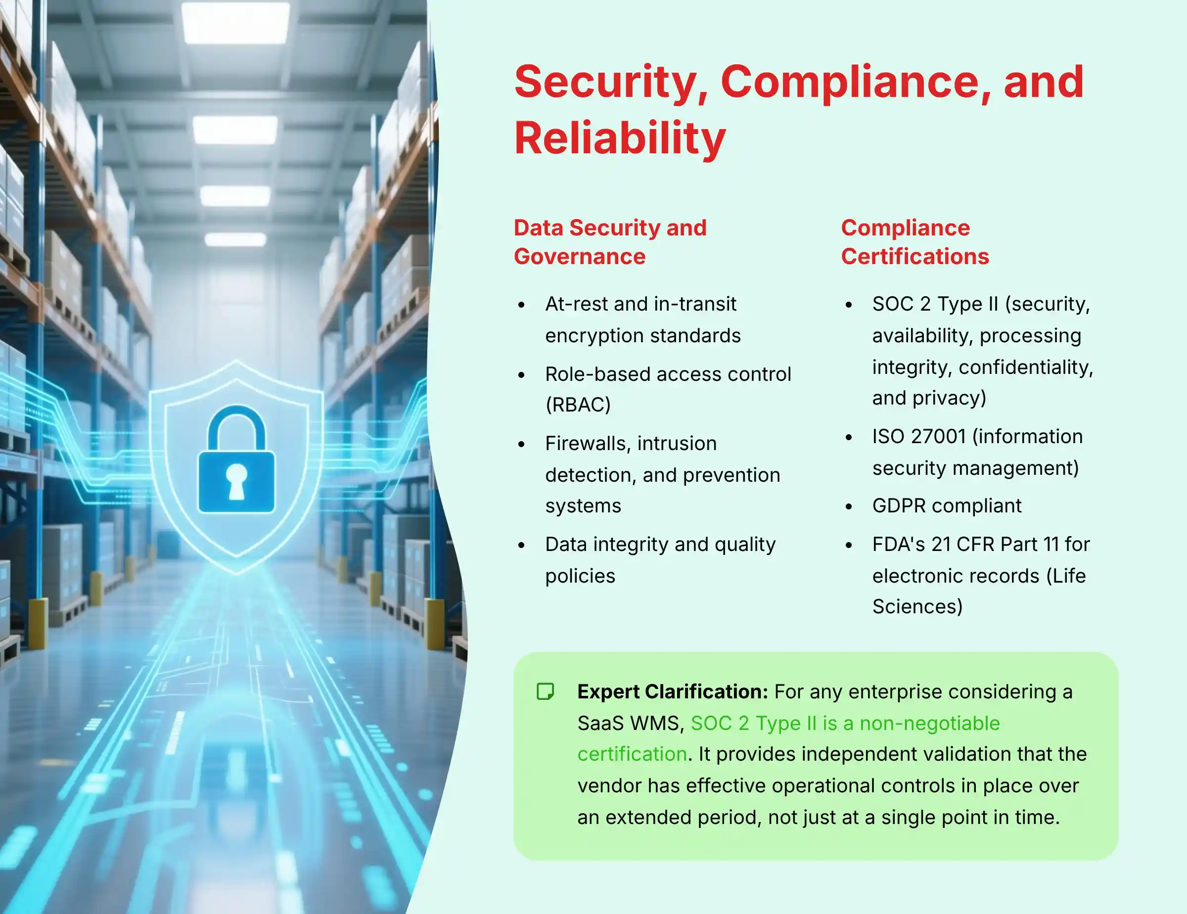 Security Compliance and Reliability