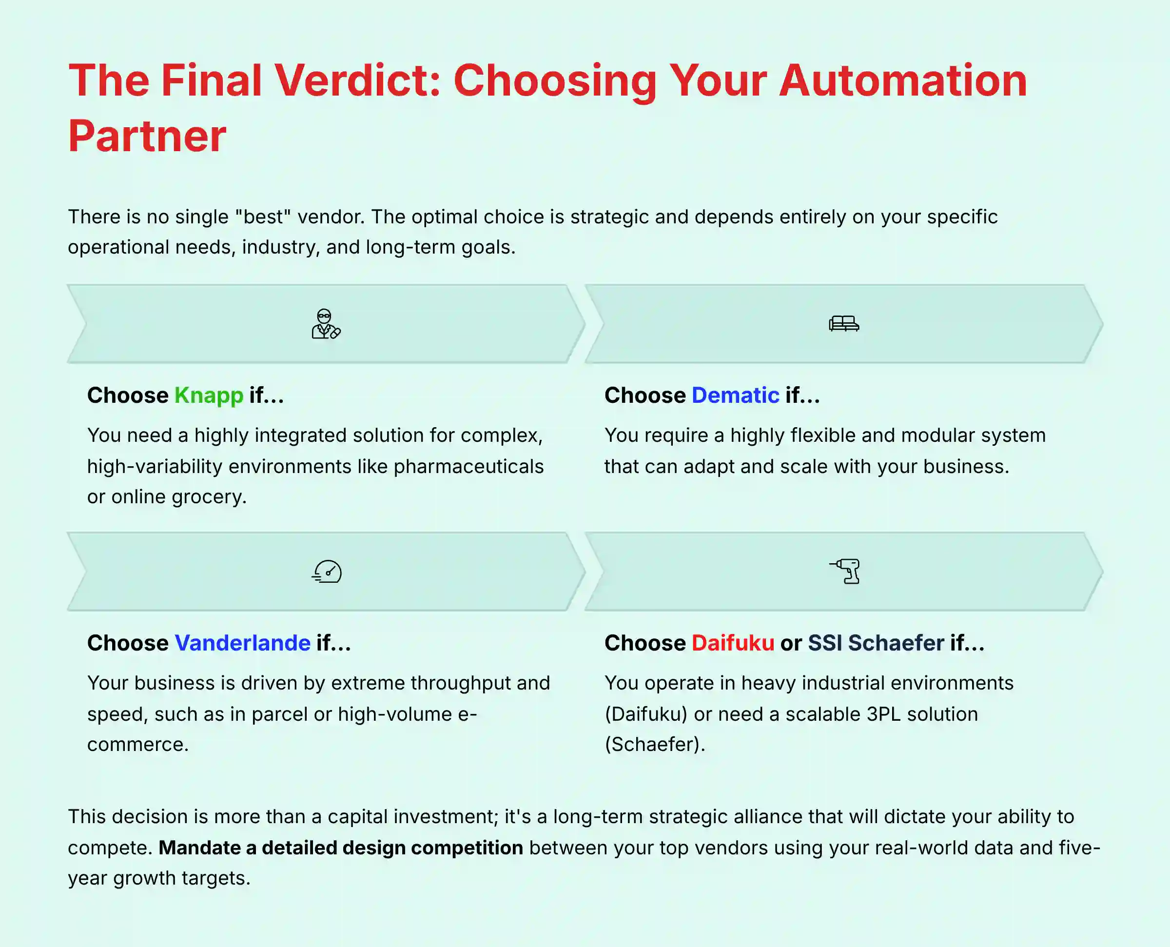 The Final Verdict: Choosing Your Automation Partner