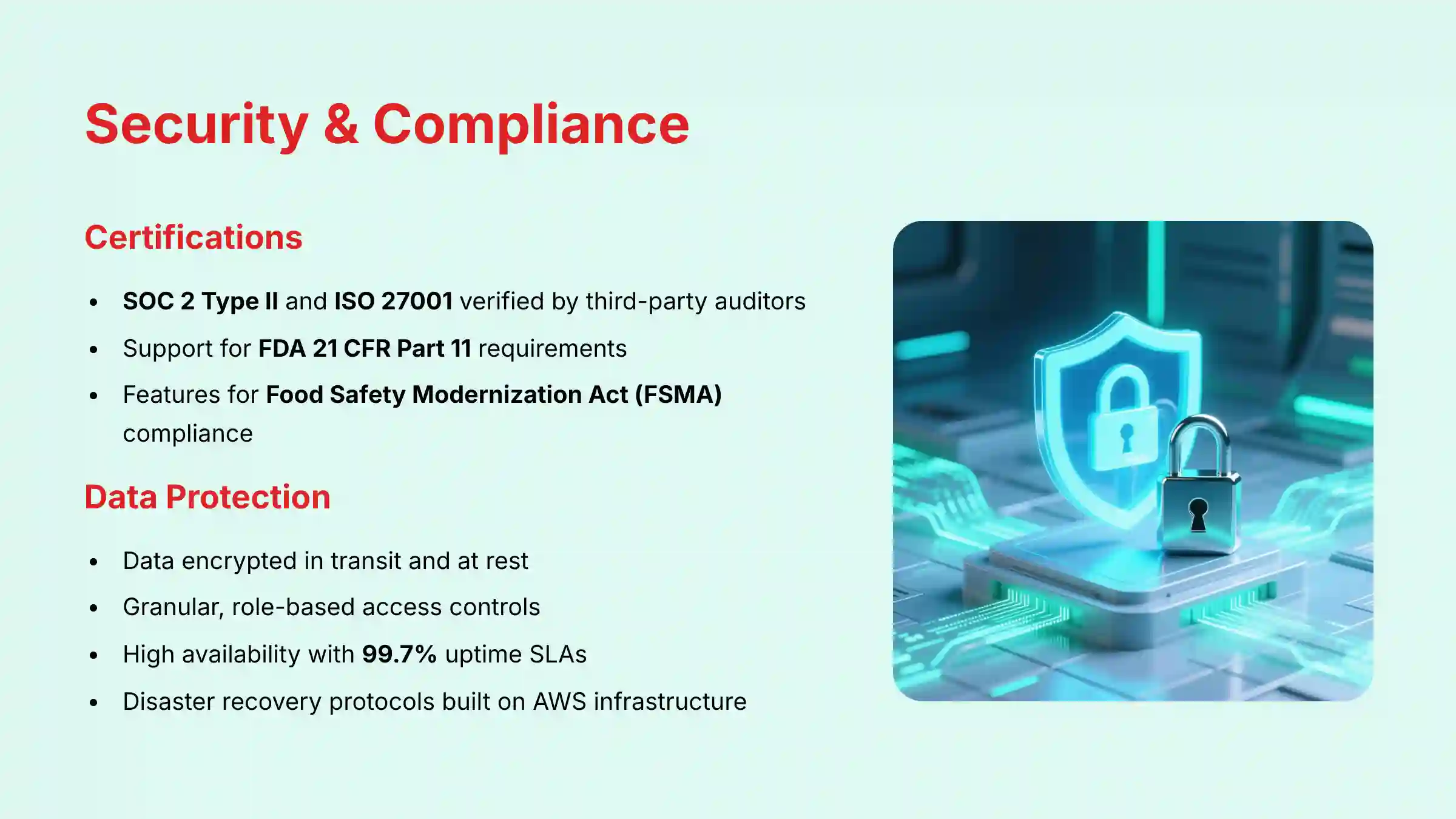 Security and Compliance