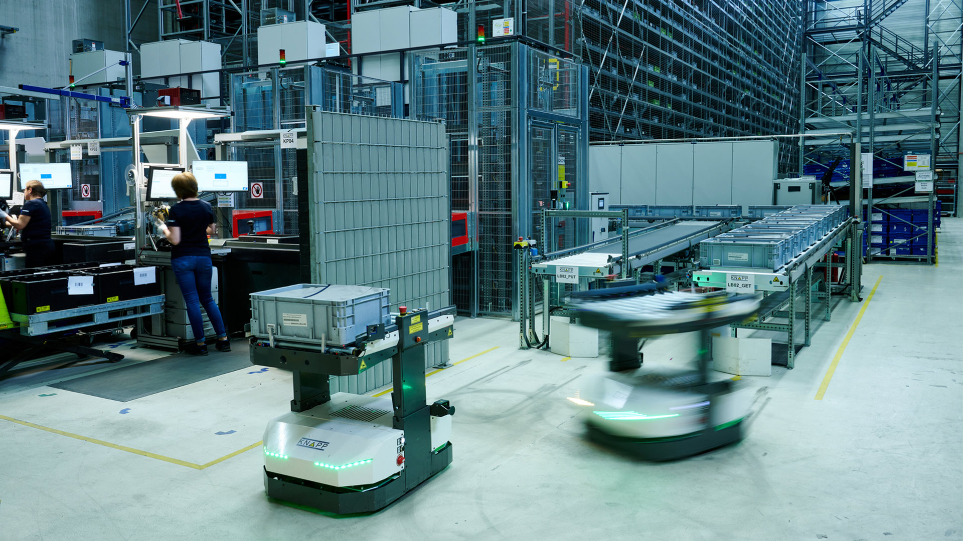 Knapp warehouse automation systems