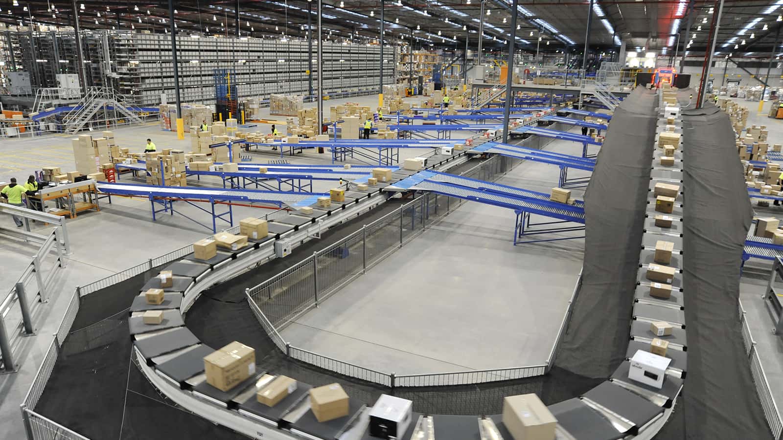 Dematic conveyor and sortation automation system