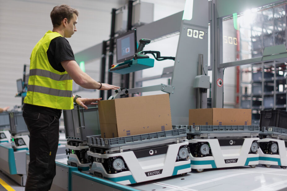 Exotec System Components and Picking Stations