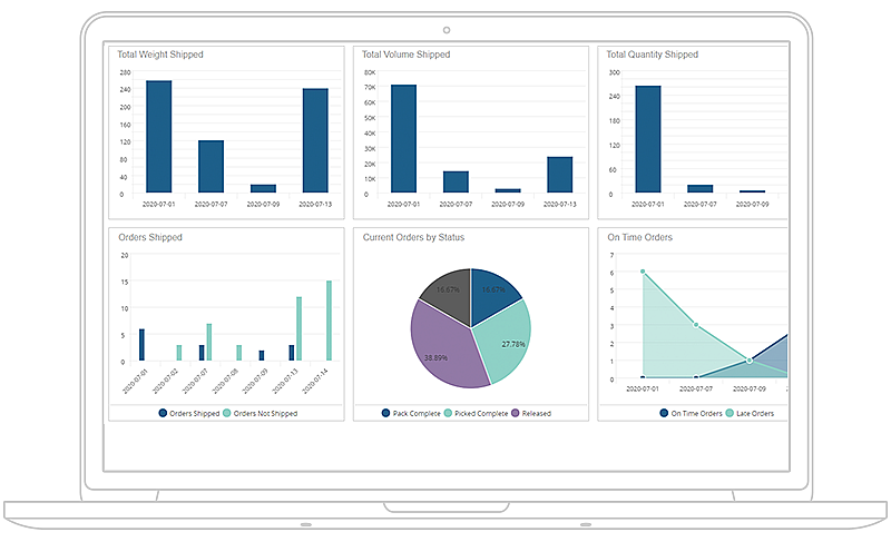 Infor WMS Reporting Dashboard