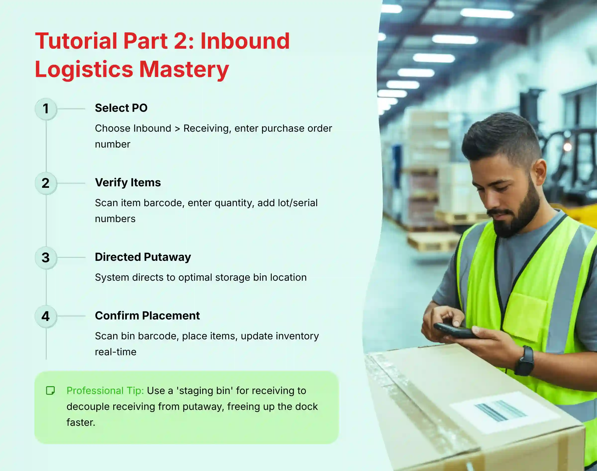Tutorial Part 2: Inbound Logistics Mastery
