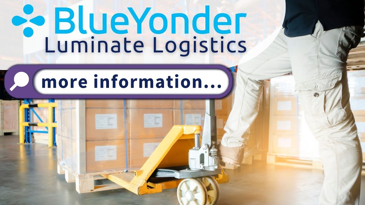Blue Yonder Luminate Logistics platform interface